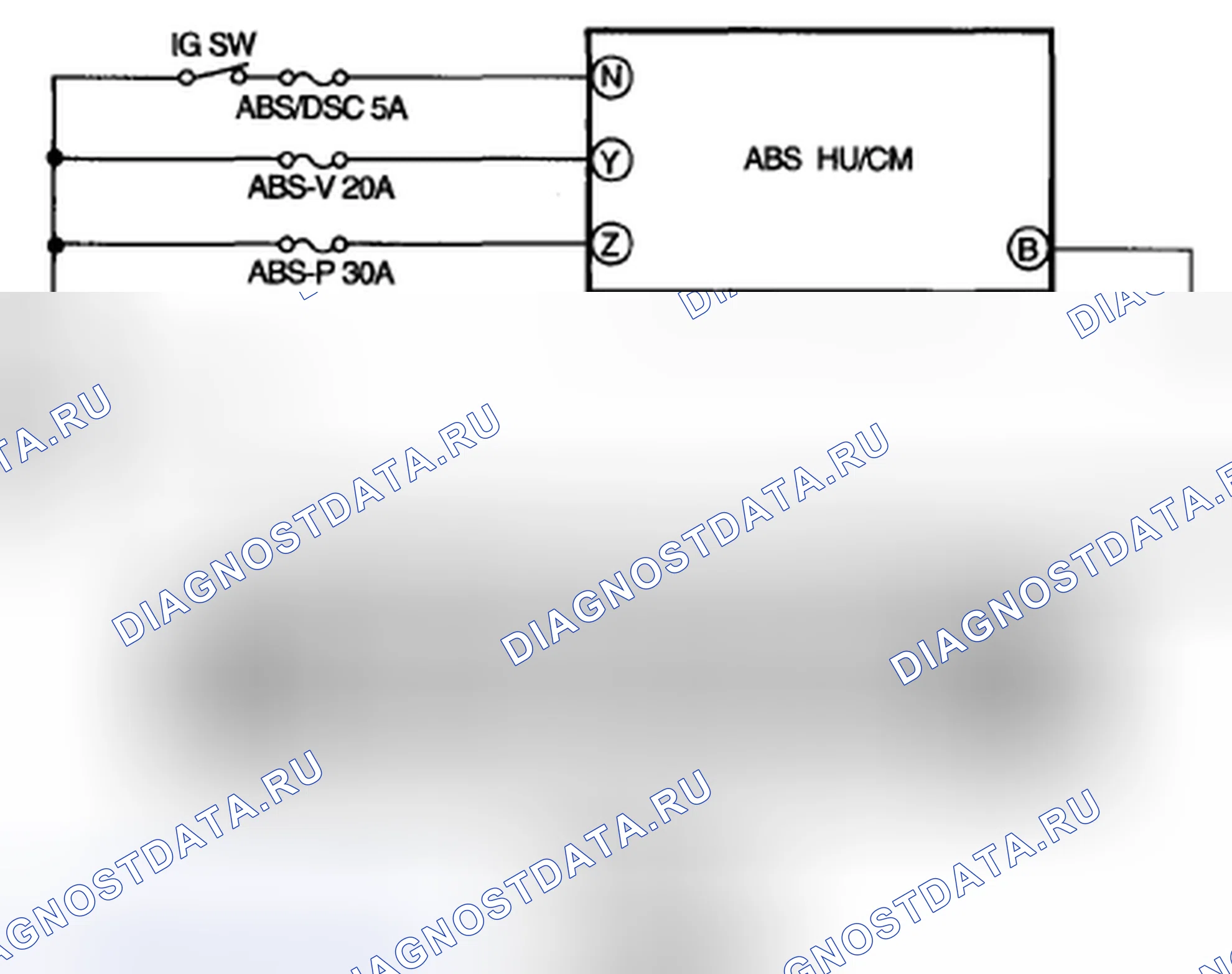 Рис. 3: расшифровка кода ошибки B1317, B1318. Mazda 5 I рестайлинг