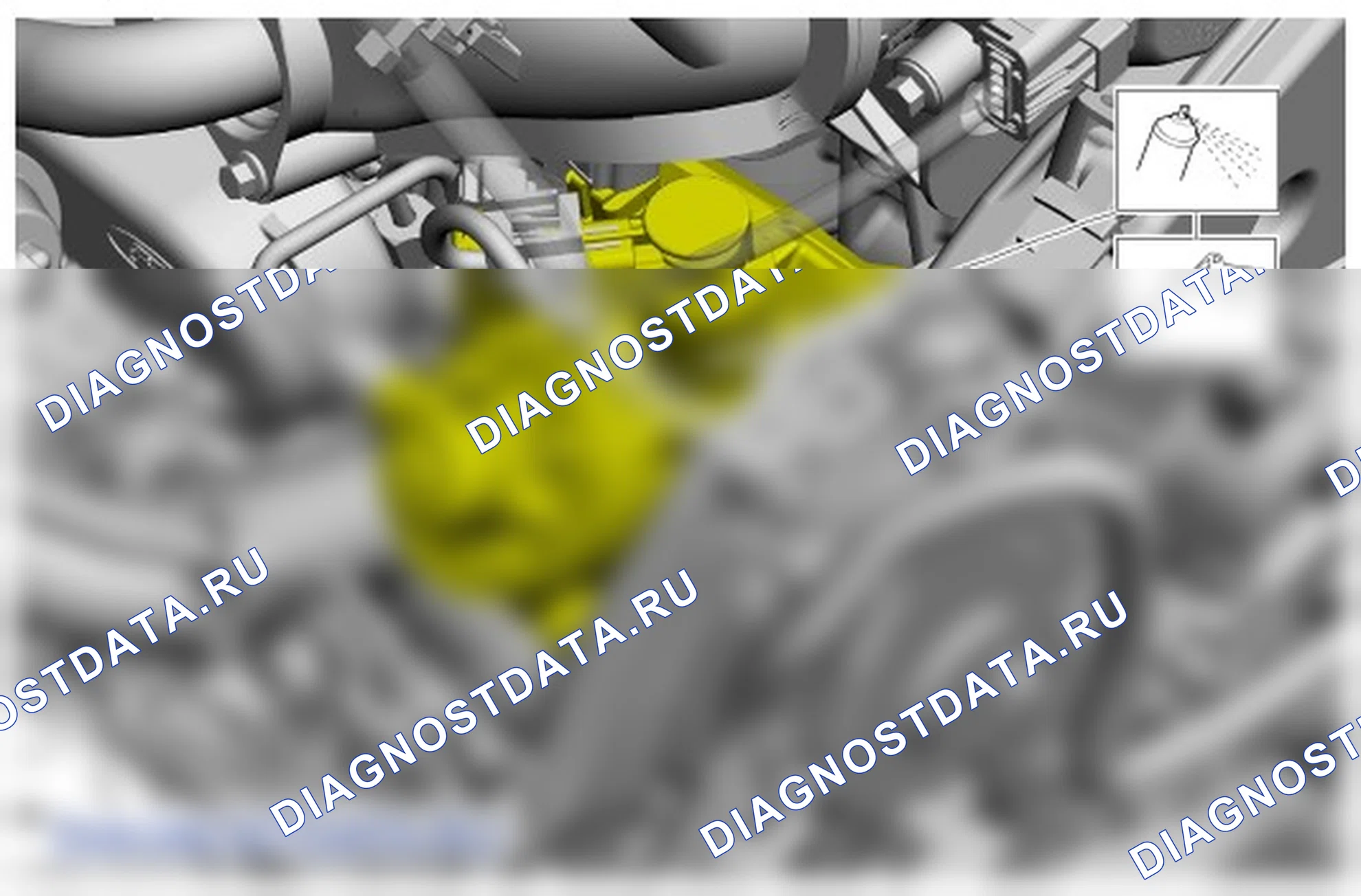 Как снять и установить клапан дозировки топлива. Ford Grand C-MAX II рестайлинг