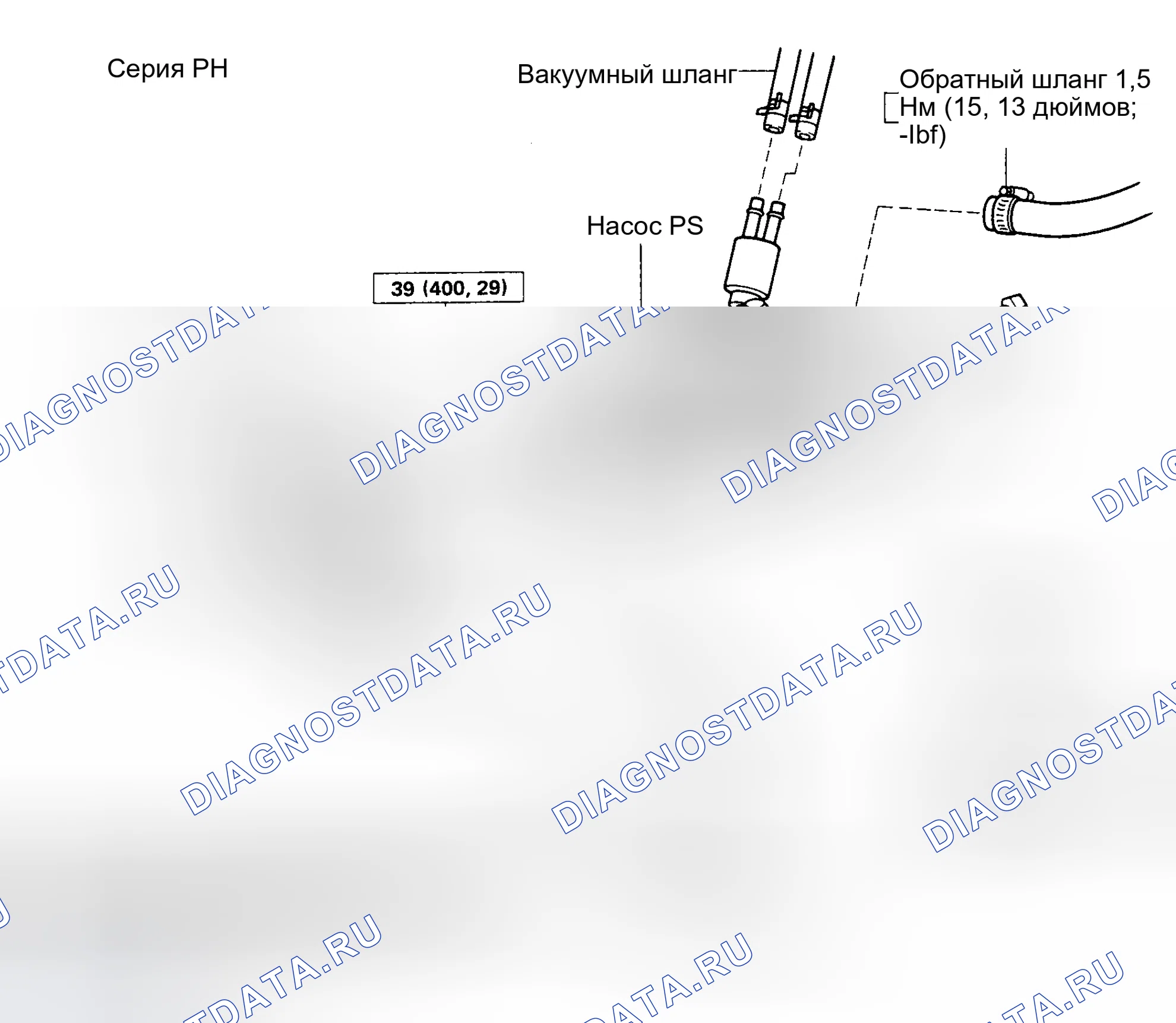 Рис. 1: РАЗВОДКА ПРИВОДНОГО РЕМНЯ (4RUNNER, КАБИНА, ШАССИ И ЗАХВАТ). Toyota Camry V30