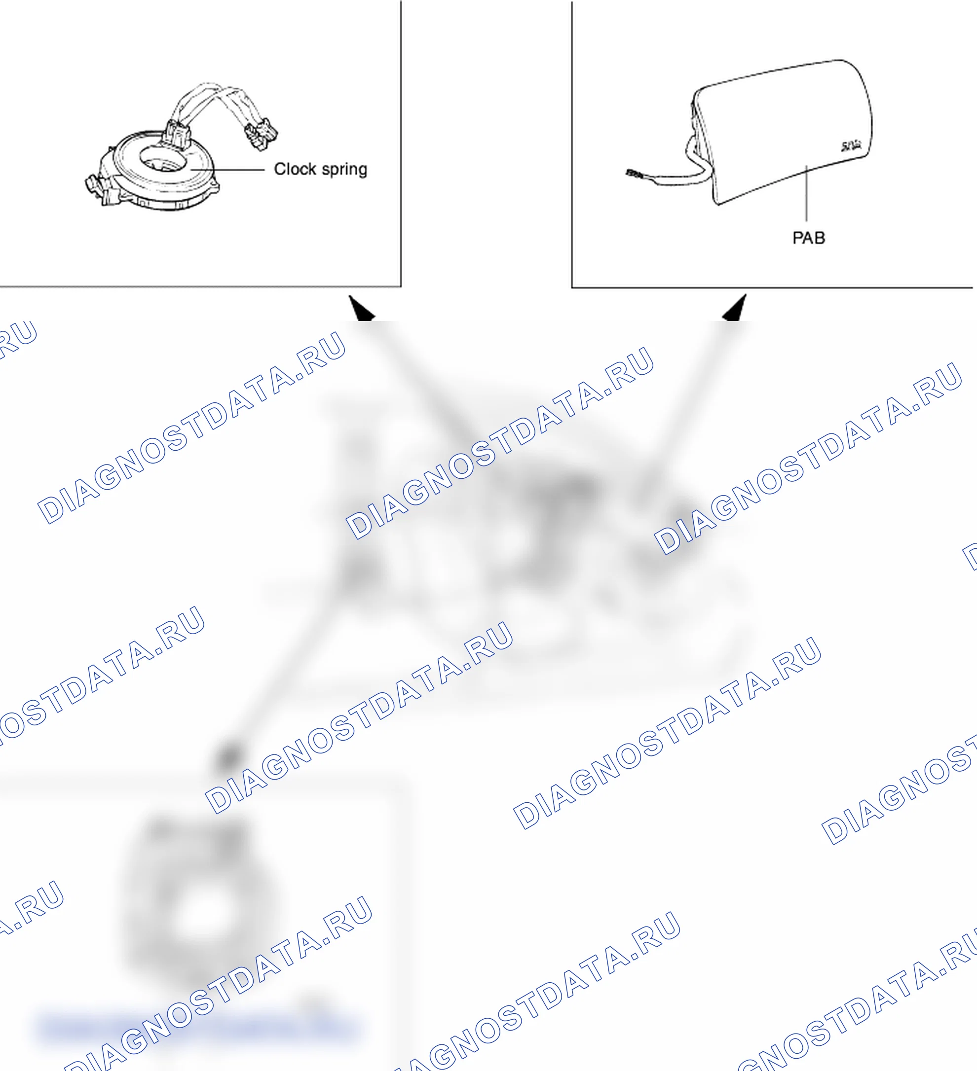 Расположение компонентов и компонентов. Hyundai Atos MX