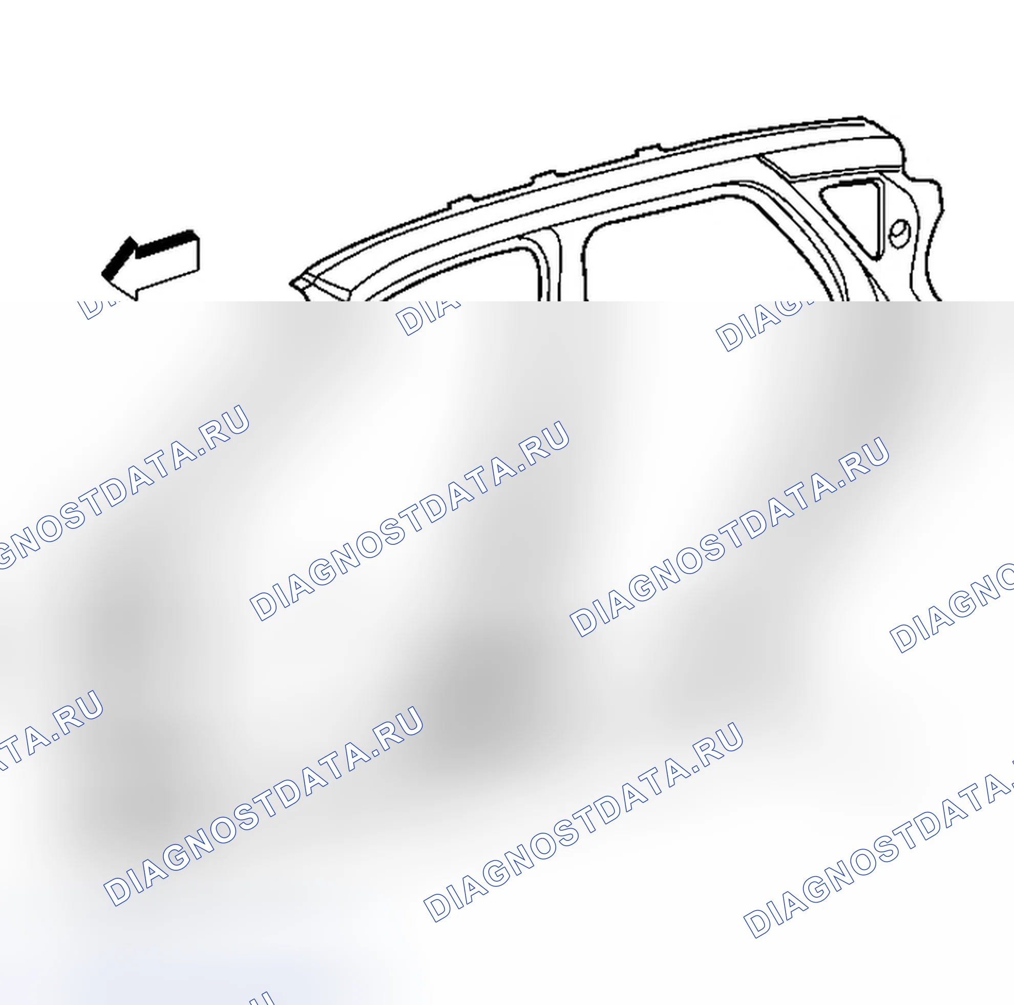 Рис. 202: Порядок демонтажа. Buick Rendezvous I