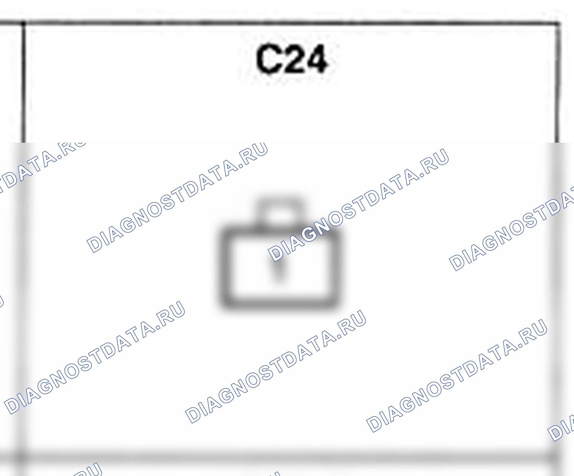 Распиновка разъёма C24 — жгута управления. Hyundai H-1 A1
