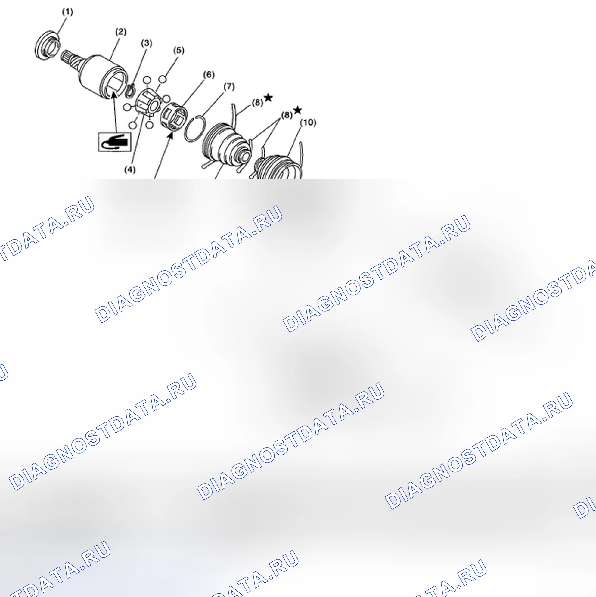 Рис. 29: ЗАДНЯЯ ОСЬ. Subaru Legacy BL/BP рестайлинг