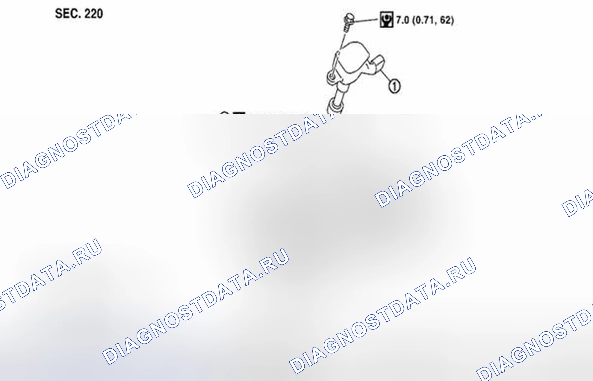 Рис. 10: Катушка зажигания - в разобранном виде. Suzuki Equator I