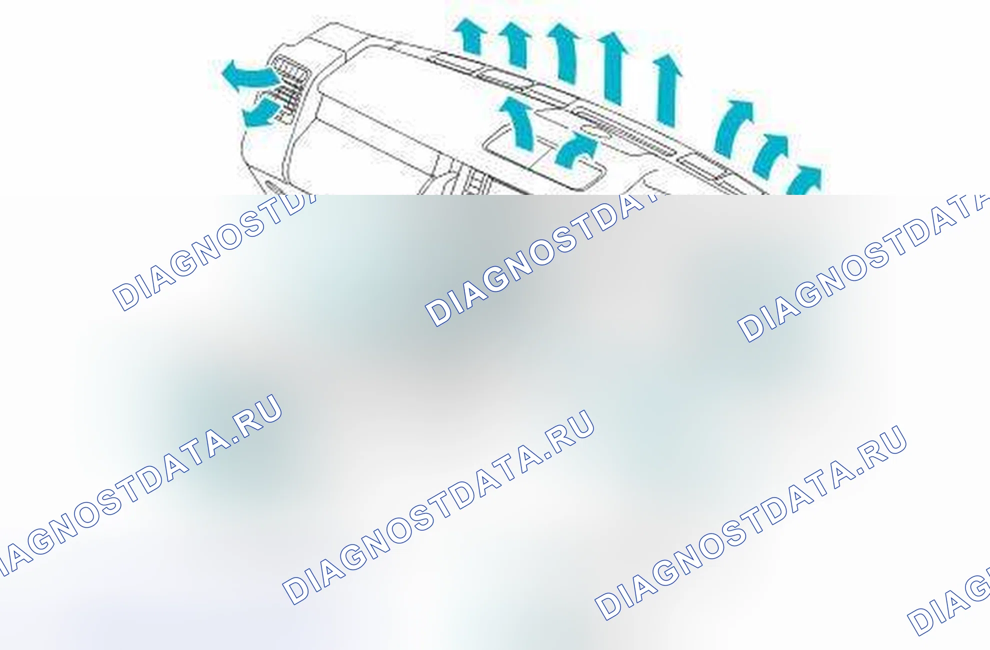 Рис. 12: Воздуховоды. Land Rover Range Rover L322
