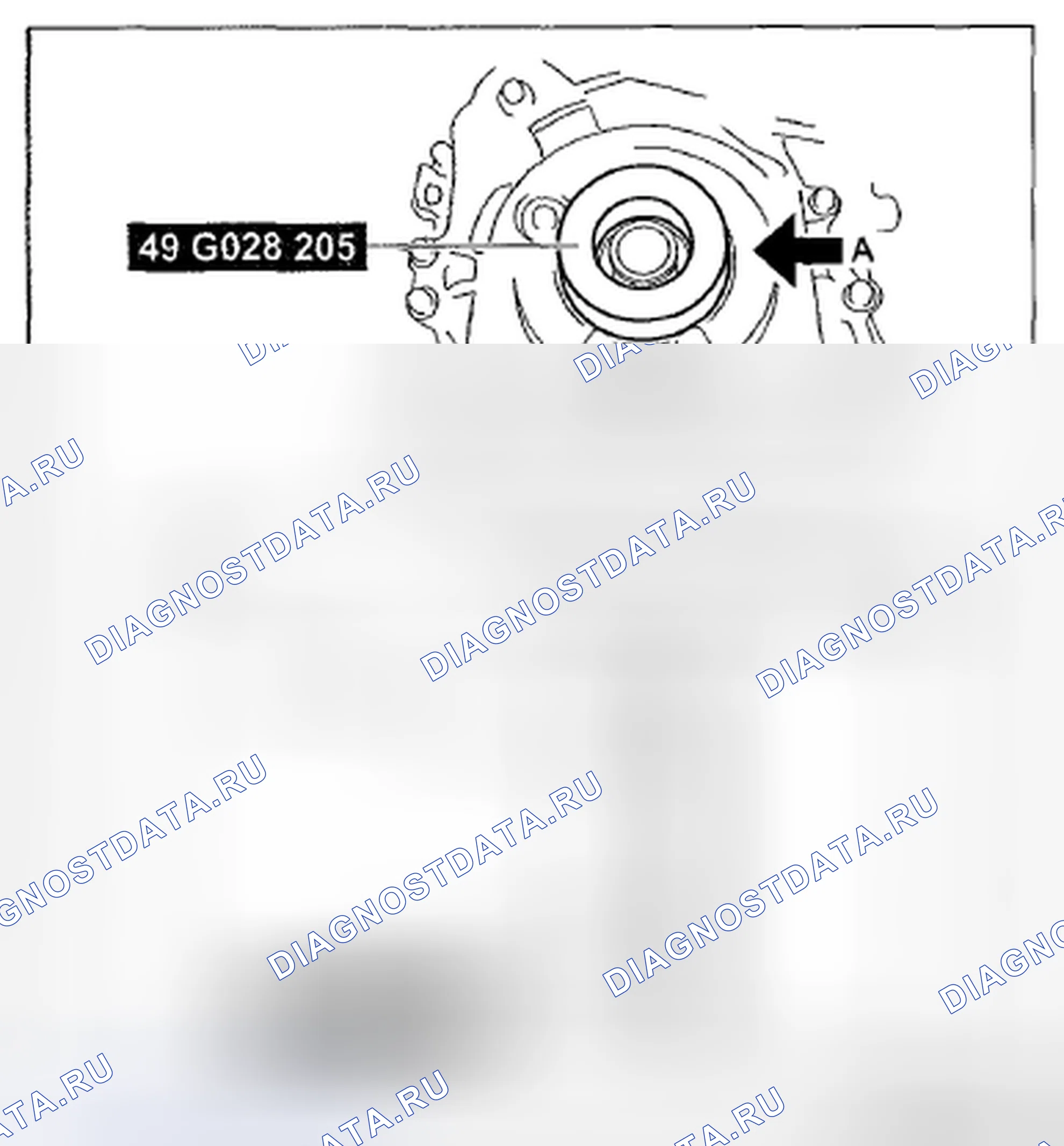 Рис. 164: Примечание по установке переднего масляного уплотнения. Mazda CX-5 I