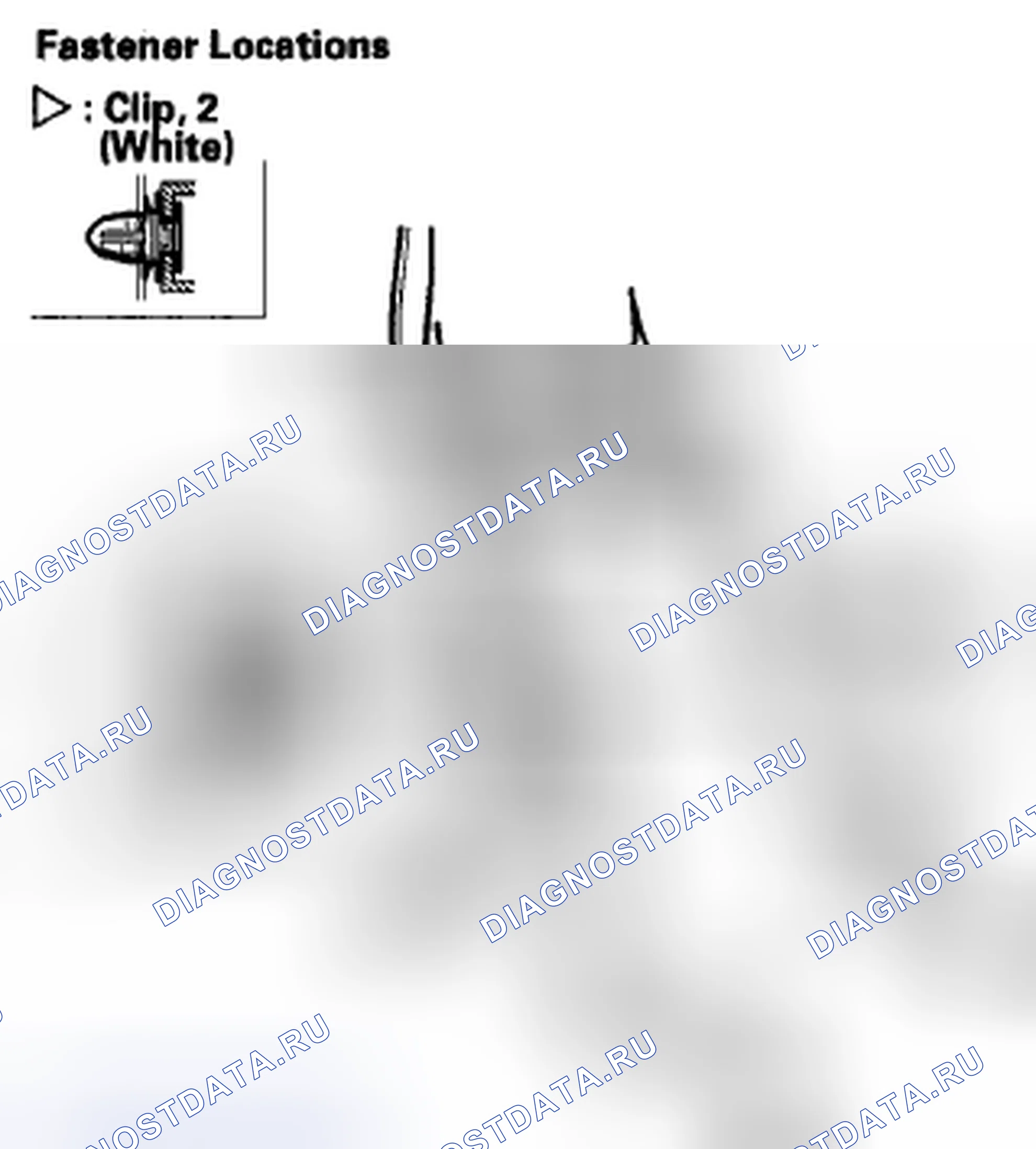 Рис. 75: Верхняя/нижняя облицовка колонны B. Acura CSX I