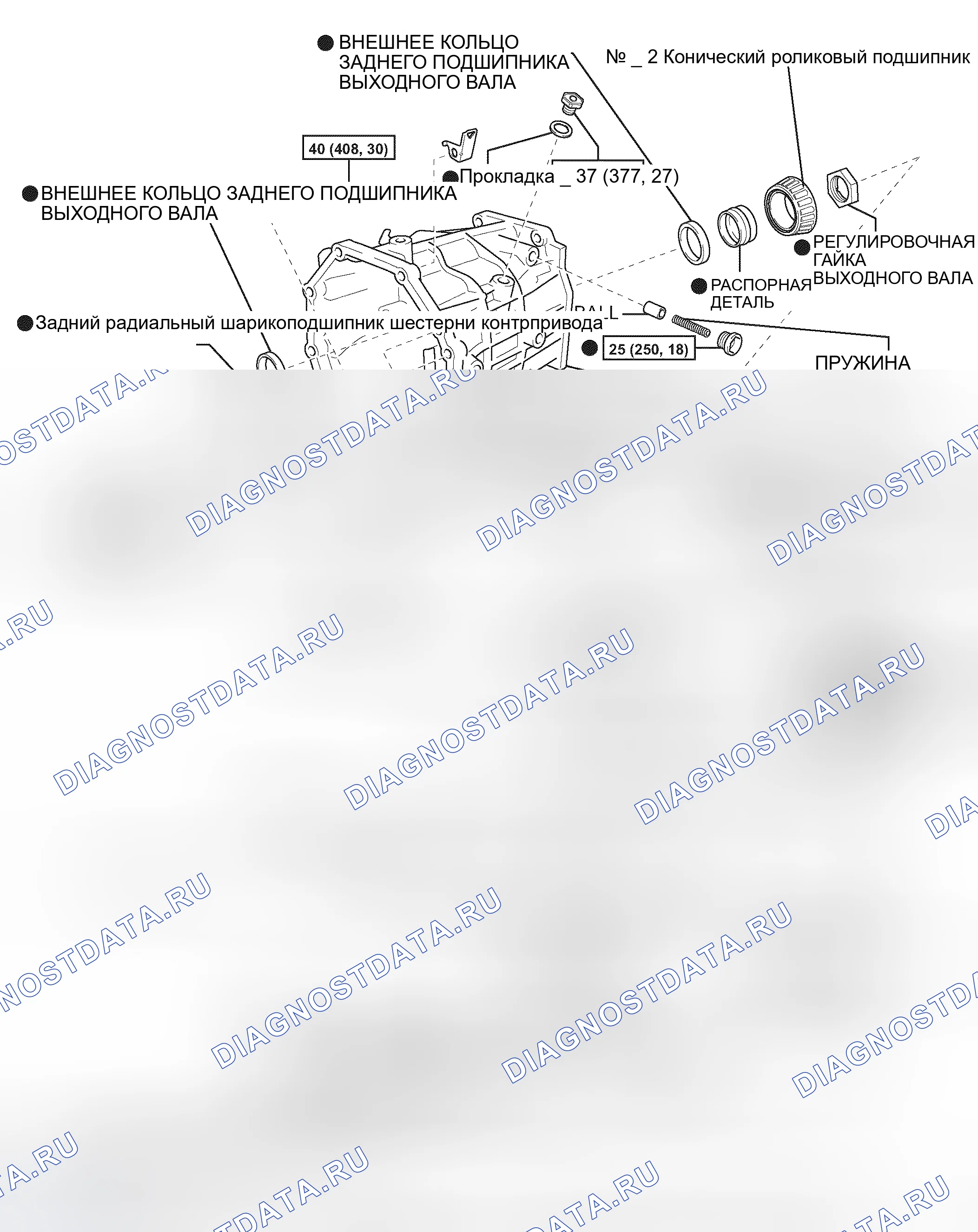 Рис. 24: КОМПОНЕНТЫ. Toyota Tacoma II