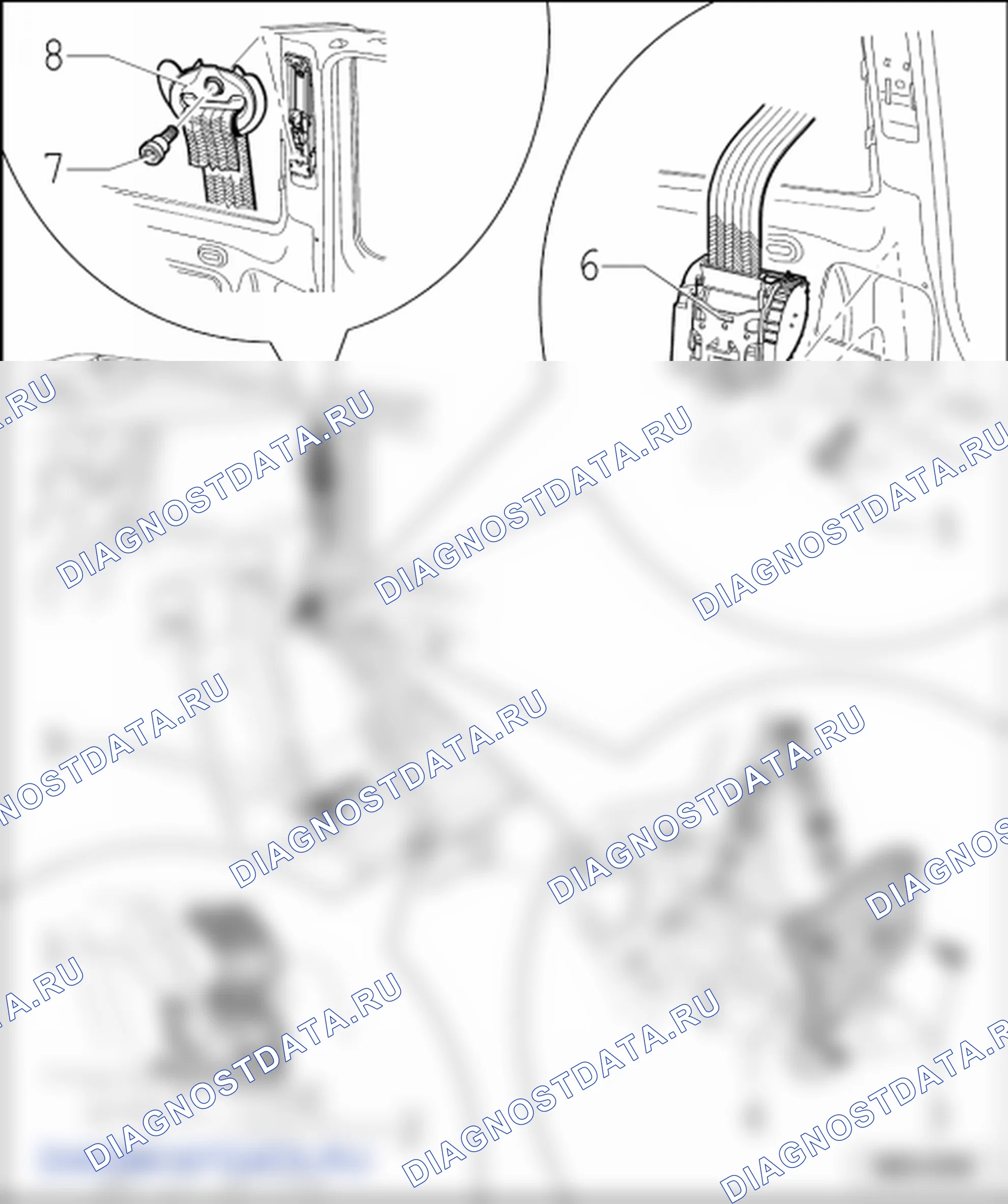 Ремни безопасности. Volkswagen Touran I