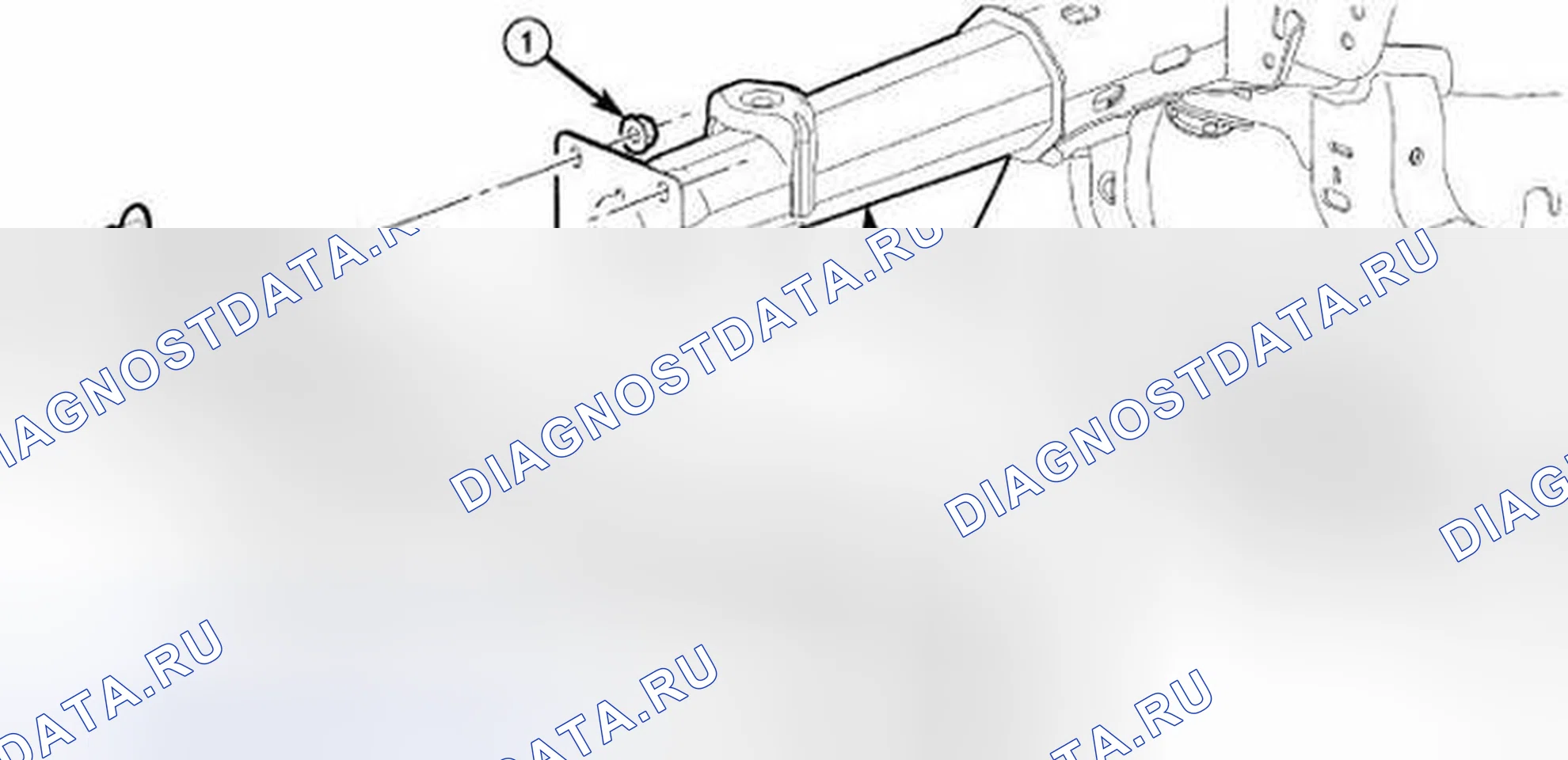 Рис. 1: ДЕМОНТАЖ. Dodge Dakota III рестайлинг