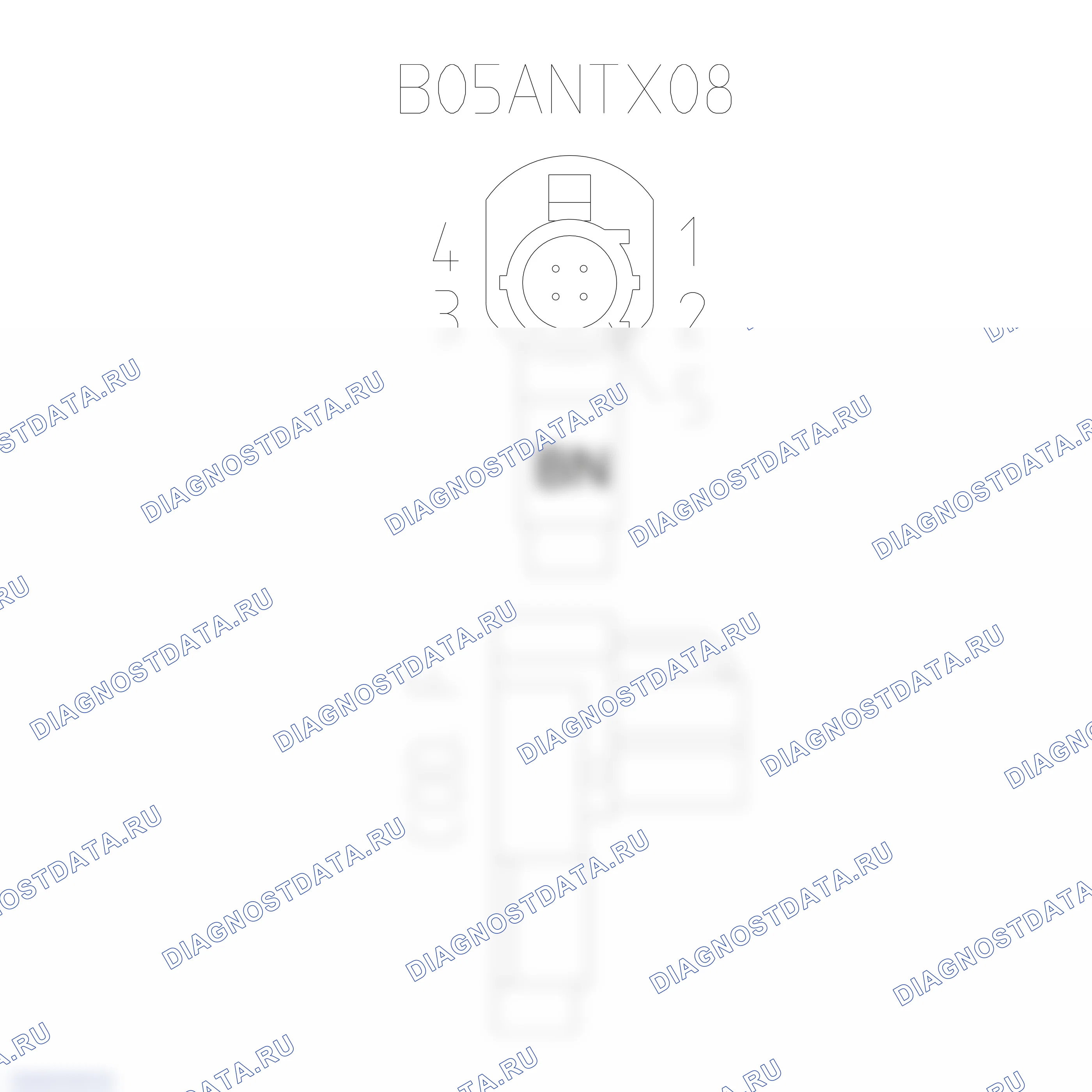 Распиновка разъёма 4F0 035 750 E — внешний вид и расположение контактов. Porsche 718 Cayman 982