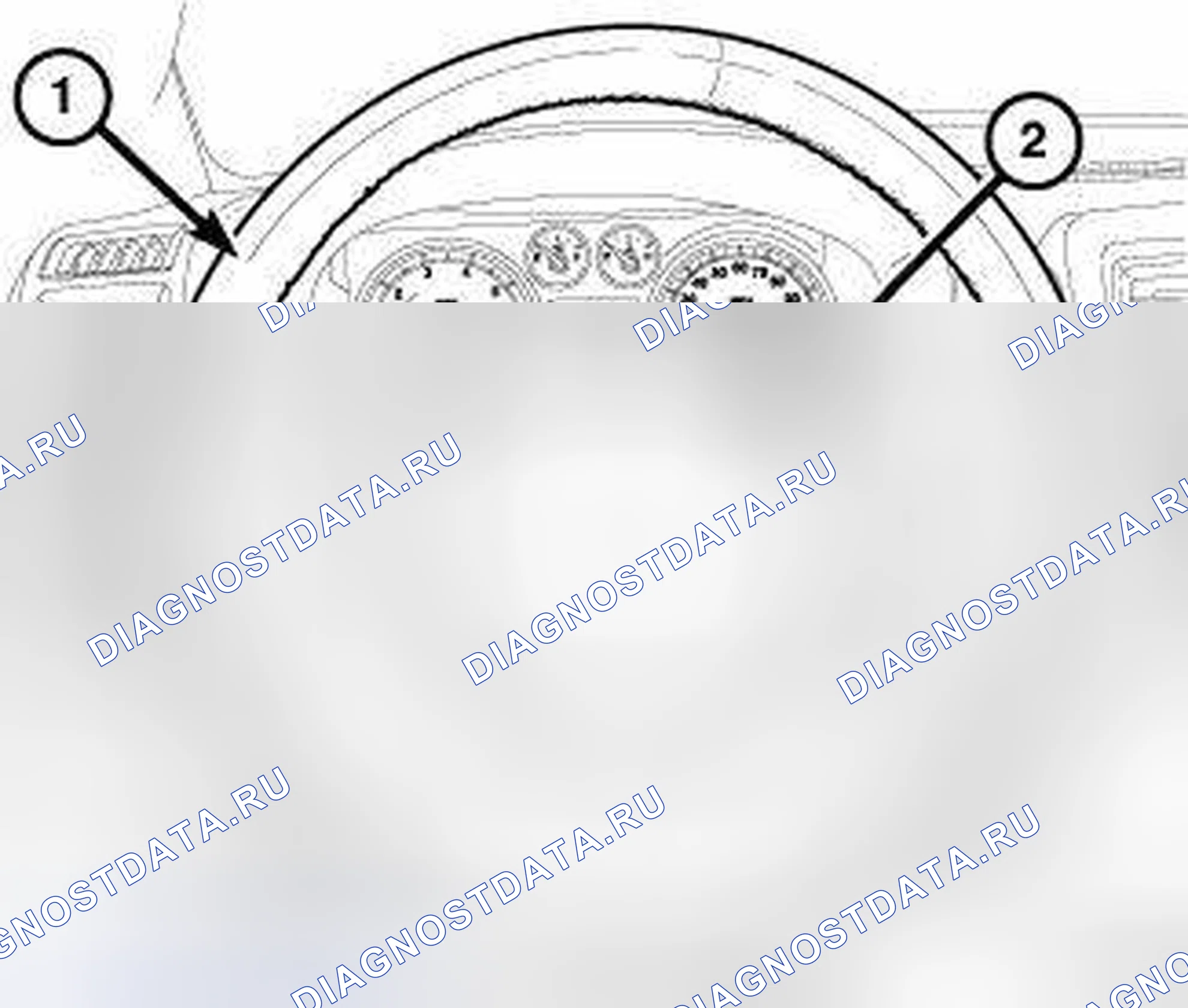Рис. 7: ОПИСАНИЕ подушки безопасности. RAM Pickup 3500 