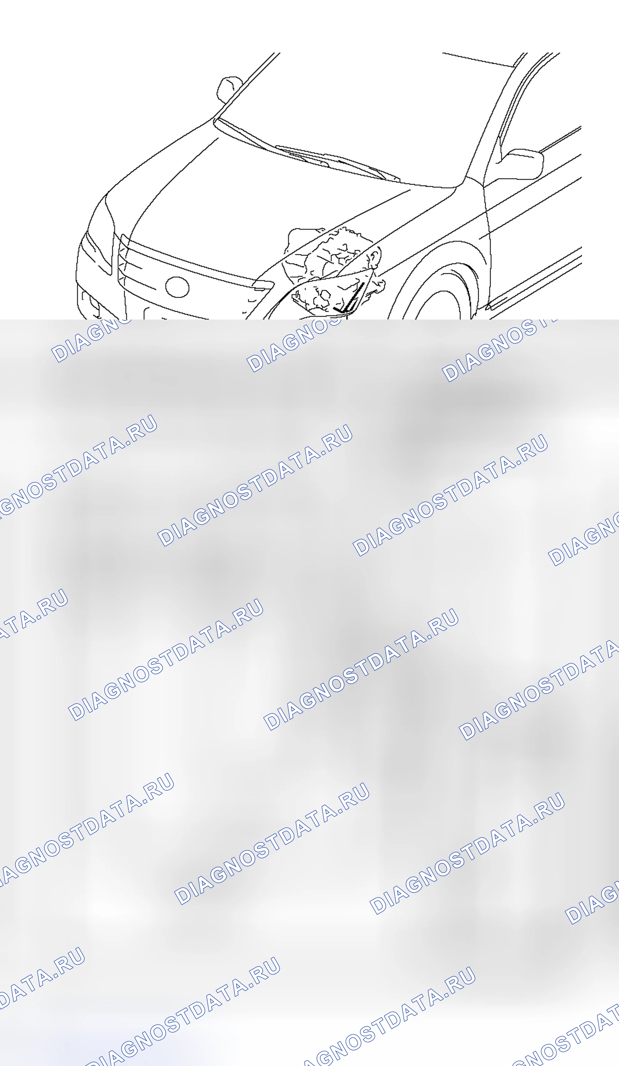 Рис. 500: ГИДРАВЛИЧЕСКОЕ ИСПЫТАНИЕ. Toyota Avalon XX30