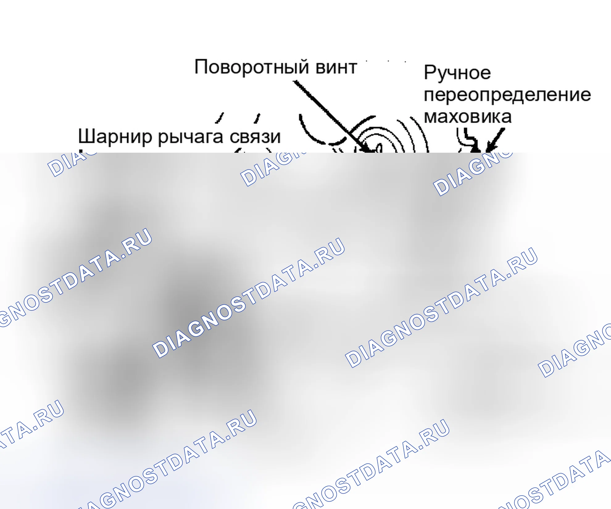 Рис. 1: СКРЫТЫЙ ДВИГАТЕЛЬ ПРИВОДА ФАР R&I. Dodge Daytona I