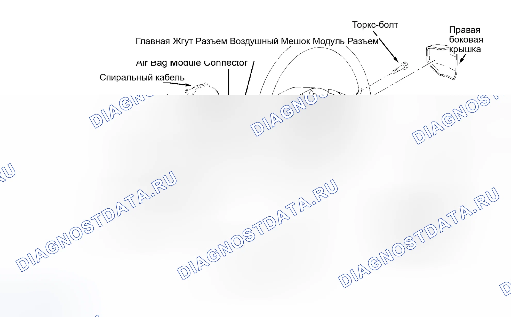 Рис. 5: Демонтаж. Nissan Maxima A32