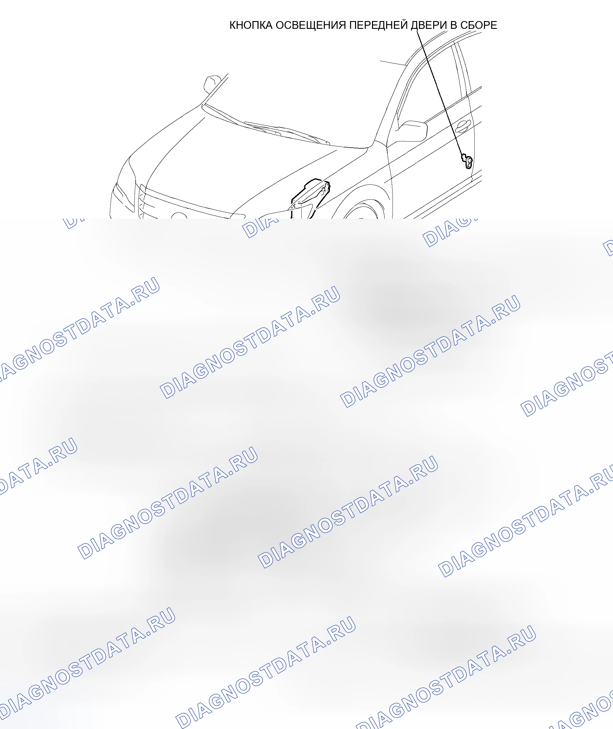 Рис. 96: РАСПОЛОЖЕНИЕ ДЕТАЛЕЙ. Toyota Avalon XX30