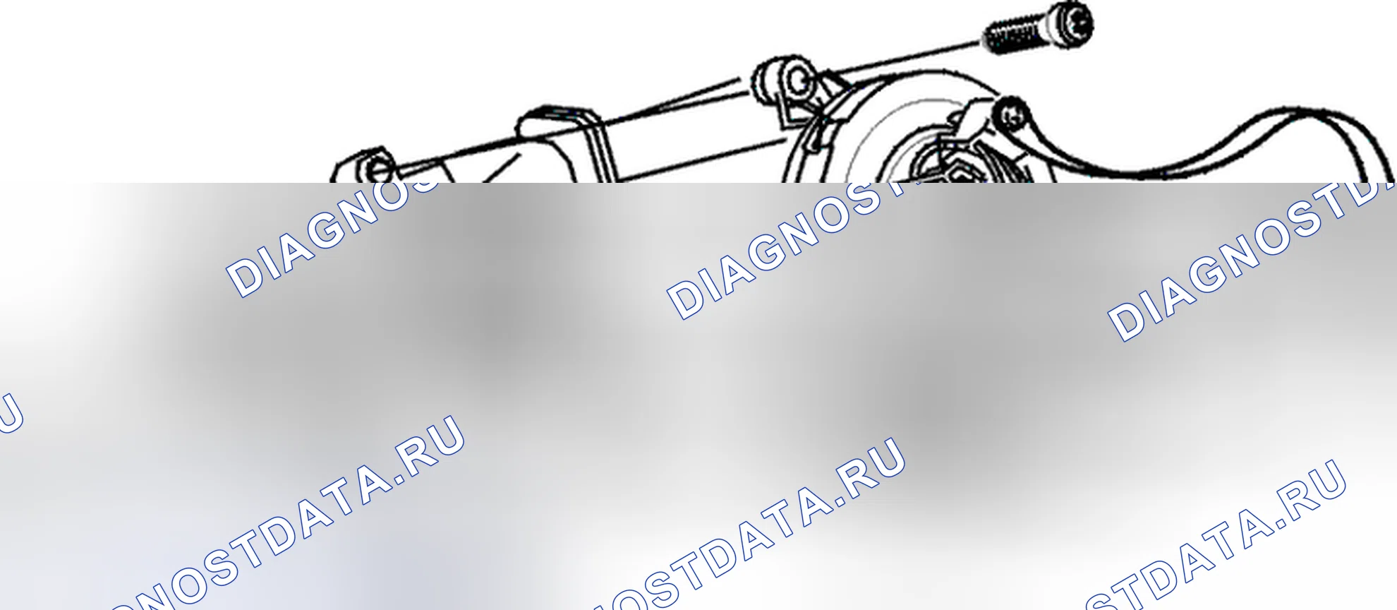 Рис. 133: Снятие контактного барабана. Volvo C70 I