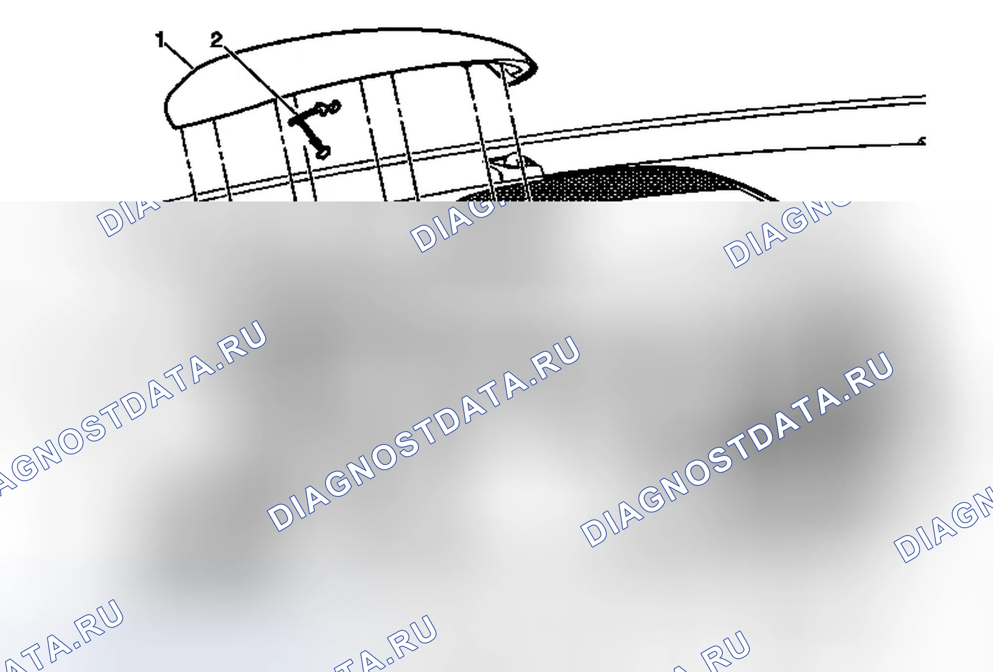 Рис. 72: Замена подушечек обрезки кластера приборной панели (рельеф). Chevrolet Equinox II