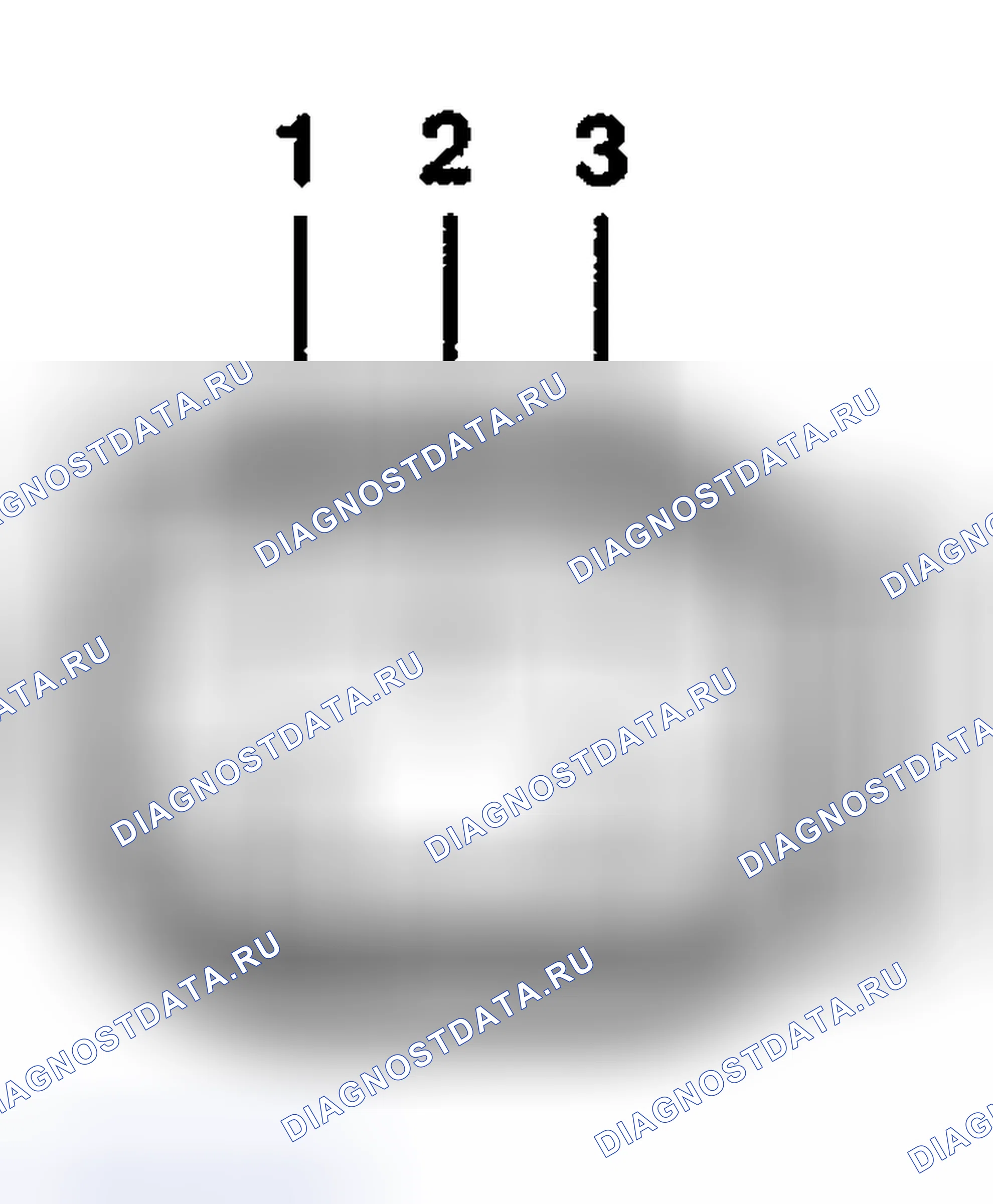 Рис. 124: Датчик помощи при парковке C4009, C4010, C4011 и C4012. Hyundai Nexo I