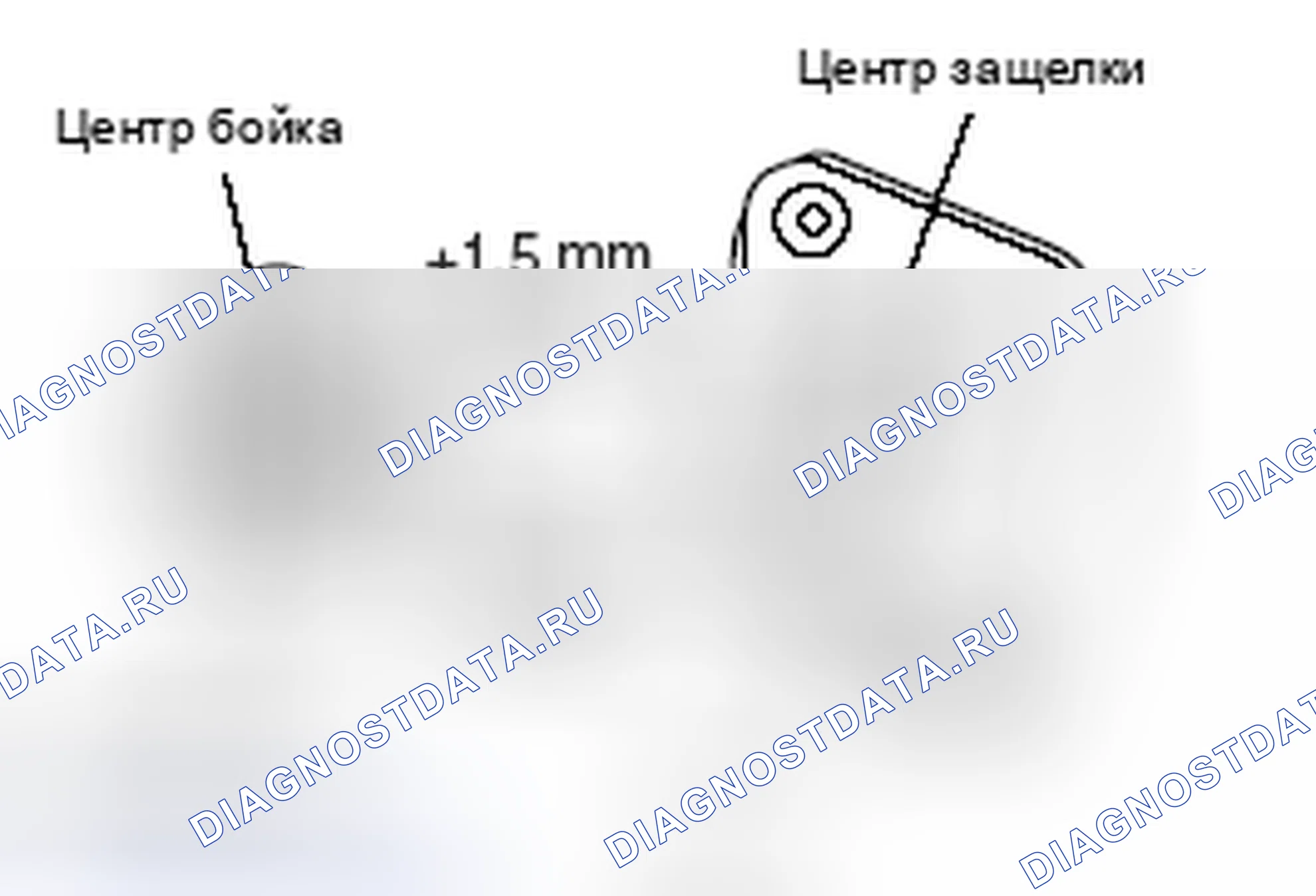 Рис. 173: > > A < < УСТАНОВКА БОЙКА. Mazda MX-5 NB
