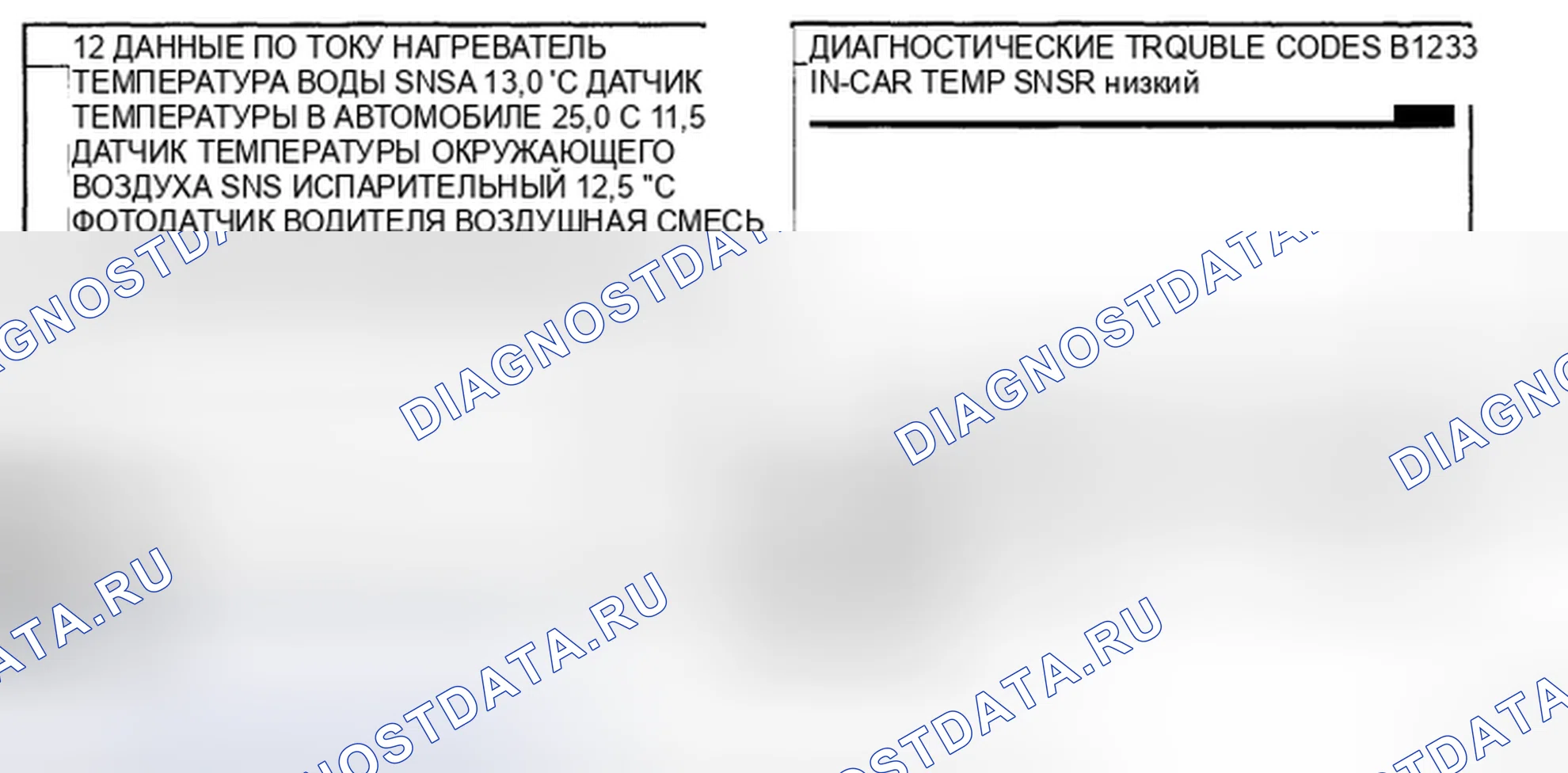 Рис. 6: МОНИТОРИНГ ДАННЫХ SCANTOOL. Hyundai Santa Fe II