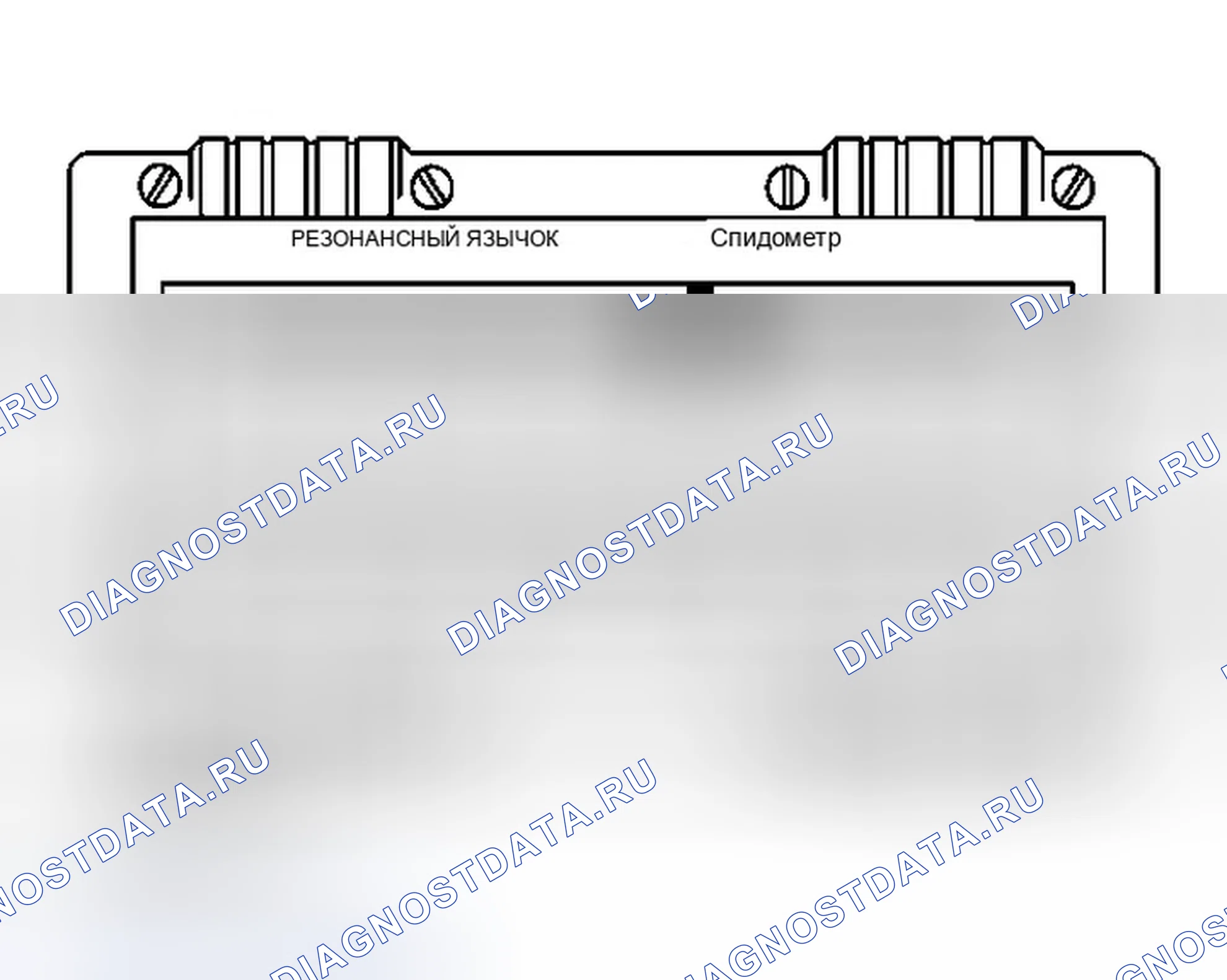 Рис. 43: Описание тахометра Reed. Chevrolet Silverado 1500 HD 
