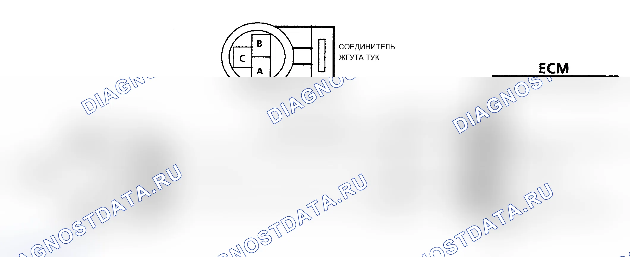 Рис. 523: Схема, высокое напряжение сигнала датчик положения дроссельной заслонки. Oldsmobile Cutlass Ciera I