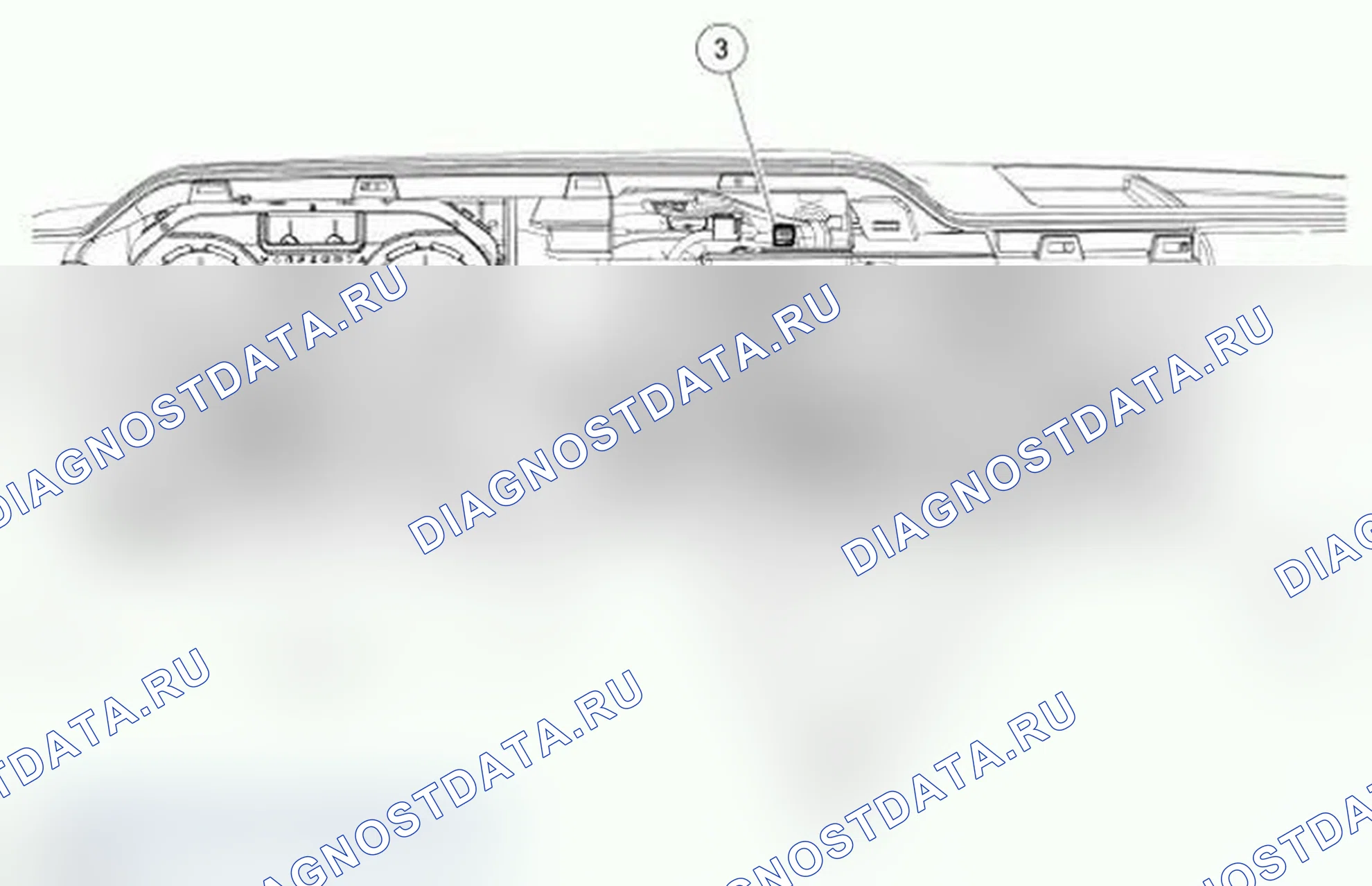 Рис. 51: Вид вакуумного и электрического соединителя. Ford Econoline E250 