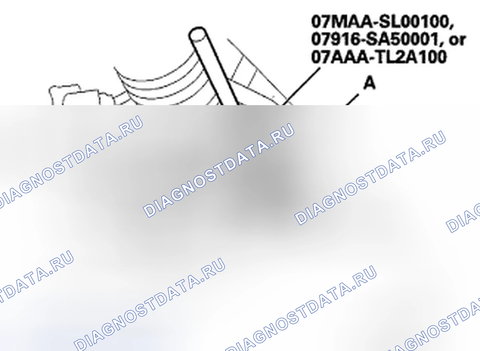 Рис. 4: Регулировка направляющей штатива. Acura TSX II