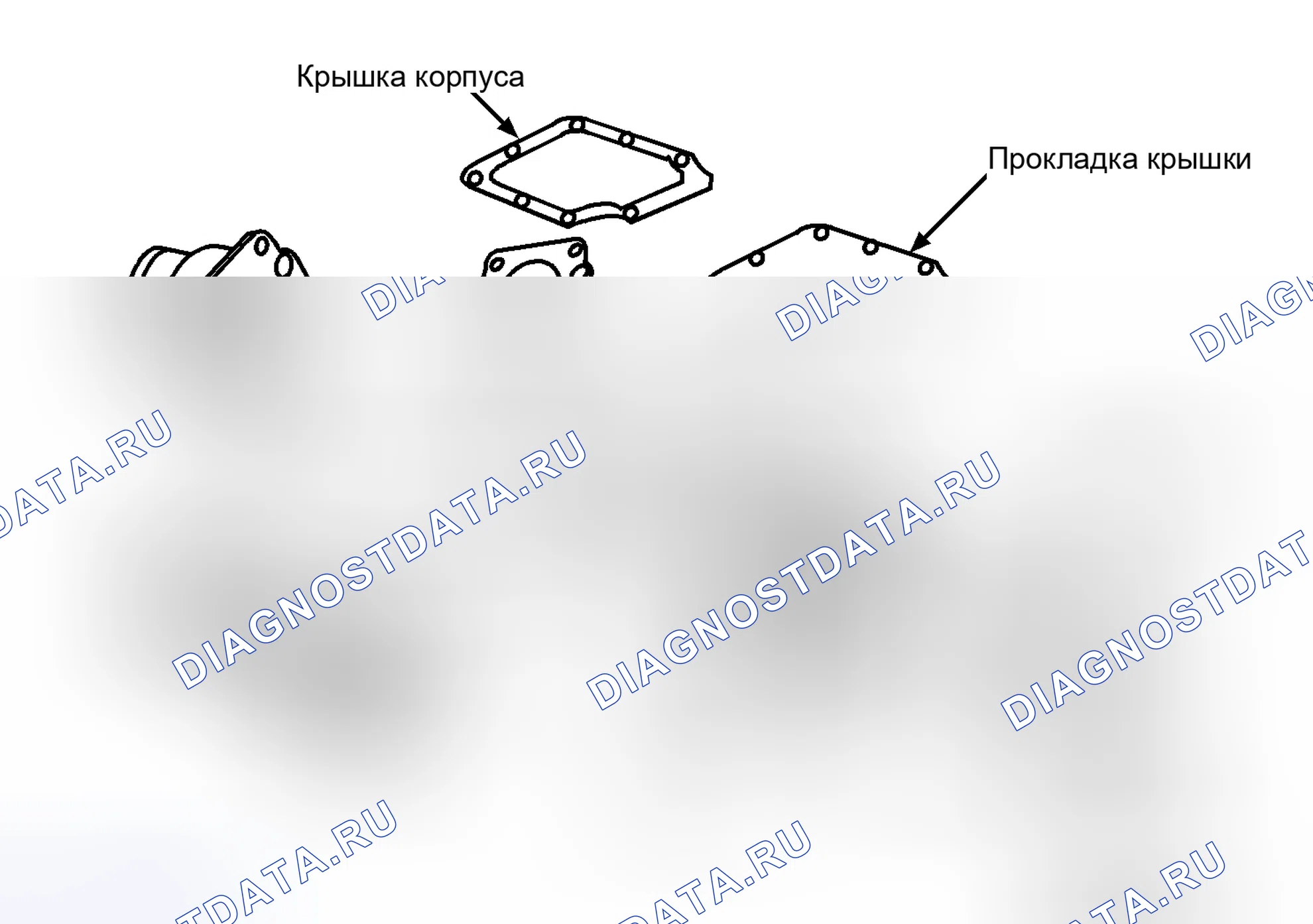 Рис. 2: РАЗБОРКА КОРОБКИ ПЕРЕДАЧ. Ford Club Wagon E350 