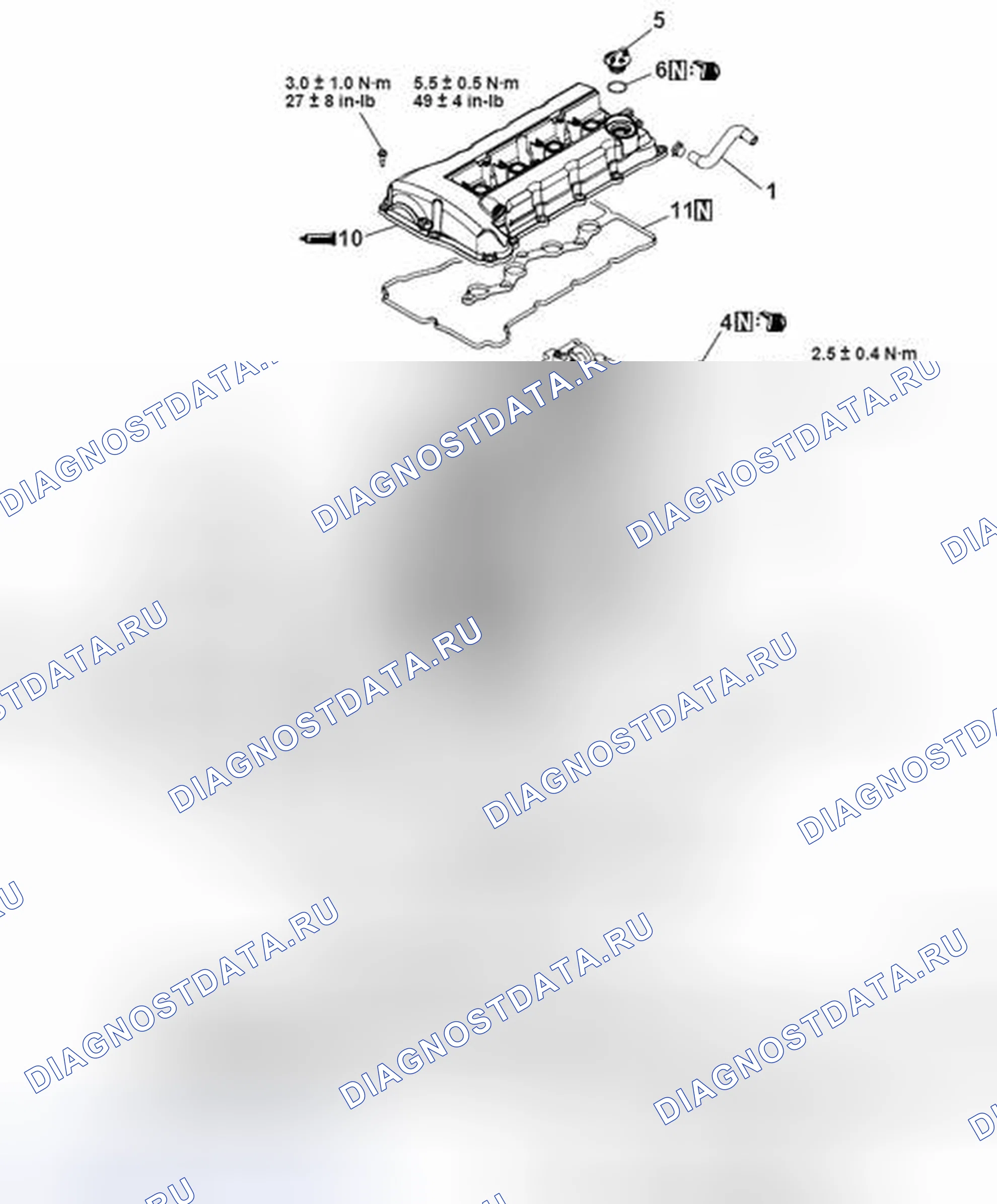 Рис. 382: ДЕМОНТАЖ И МОНТАЖ. Mazda MX-5 NB