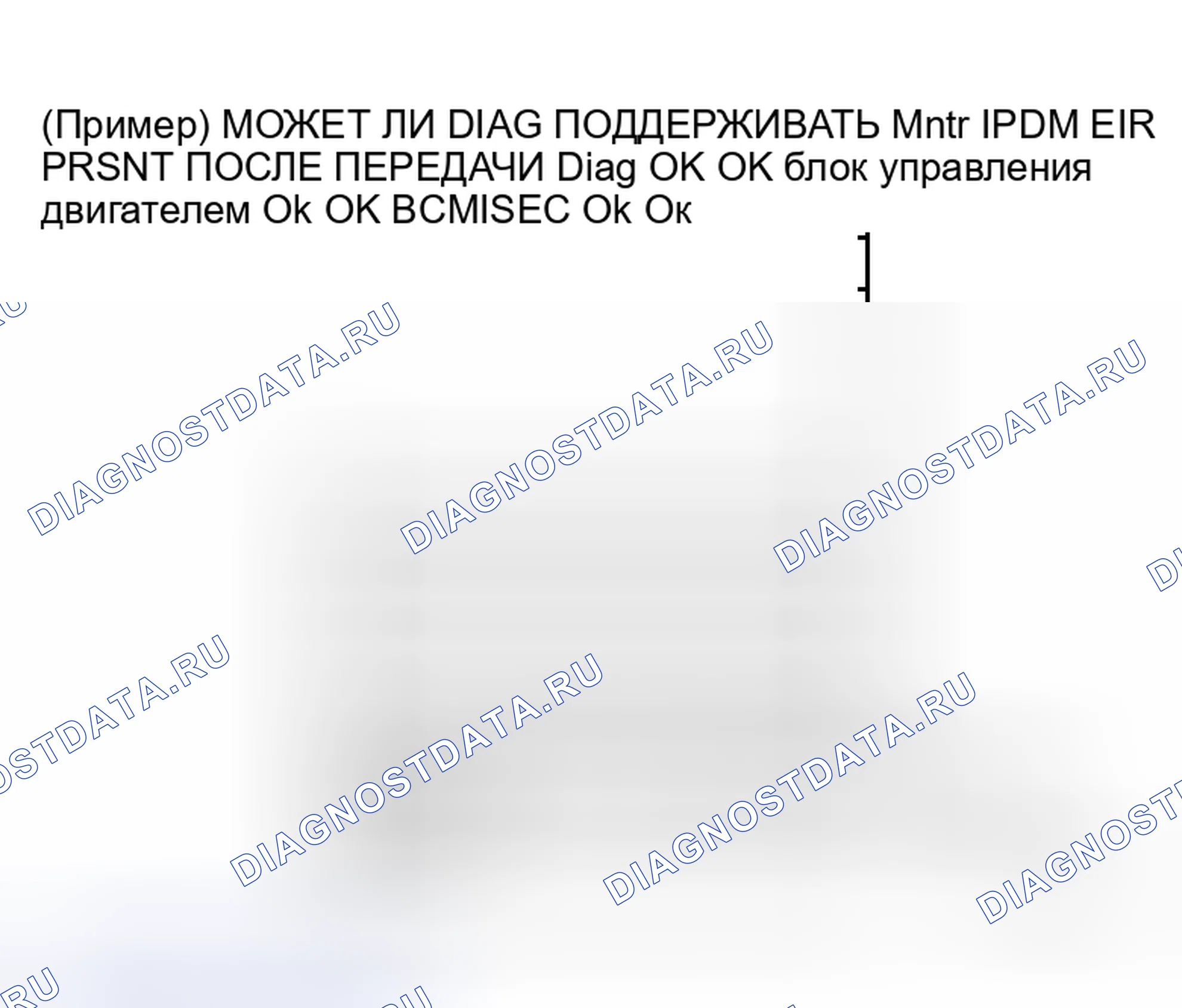 Рис. 59: ОПИСАНИЕ ЭКРАНА " CAN DIAG SUPPORT Mntr " ДЛЯ IPDM E / R. Honda Integra I