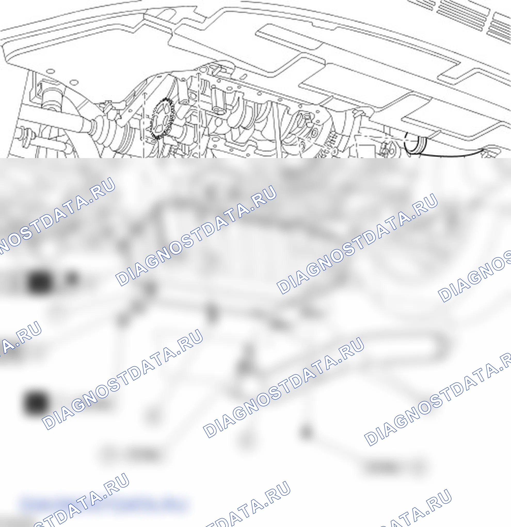 Ремонт масляного картера на автомобиле. Ford C-MAX I рестайлинг