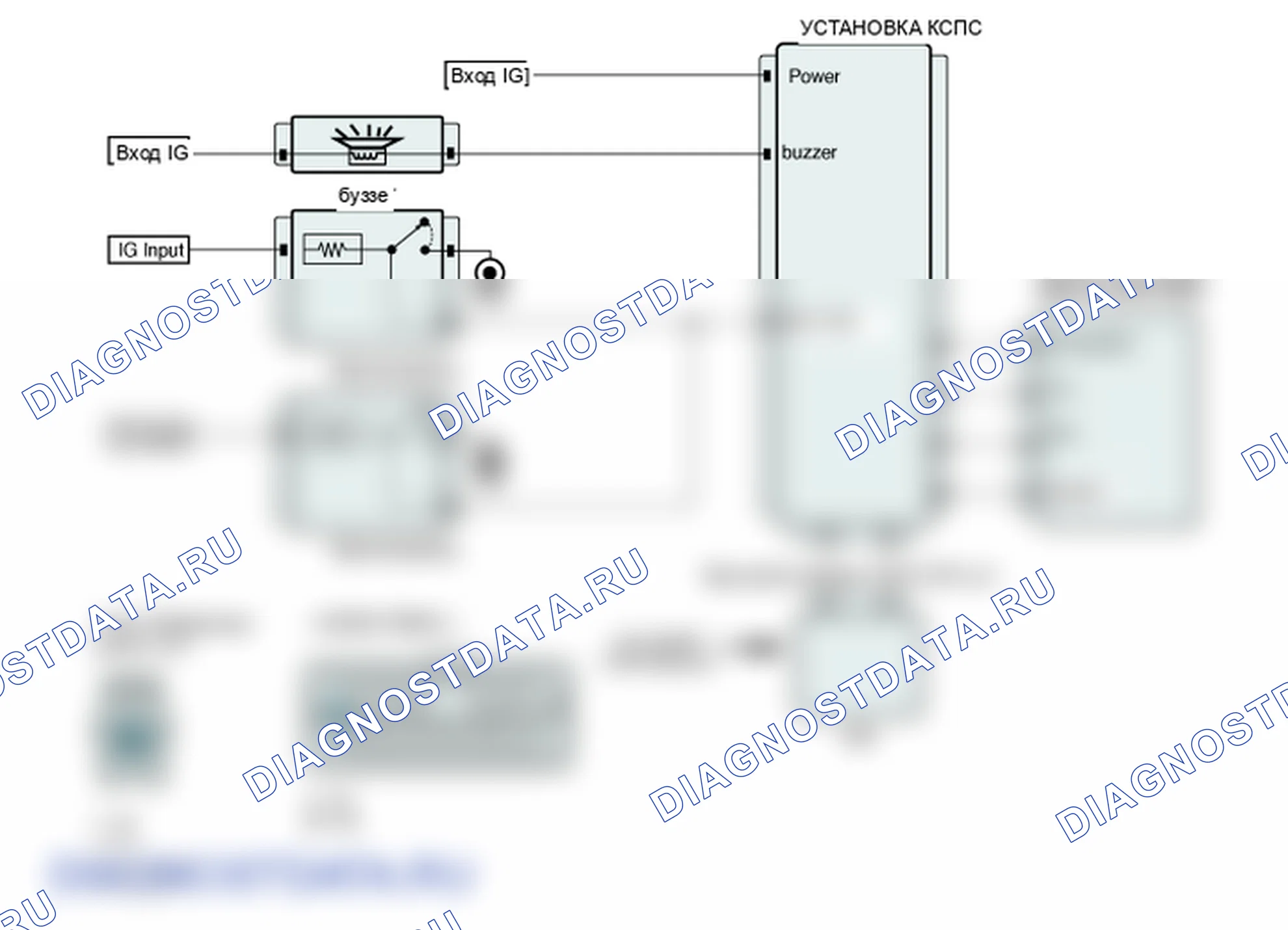 Диагностическая схема — B1217 Неисправность заднего правого датчика. Hyundai Genesis BH