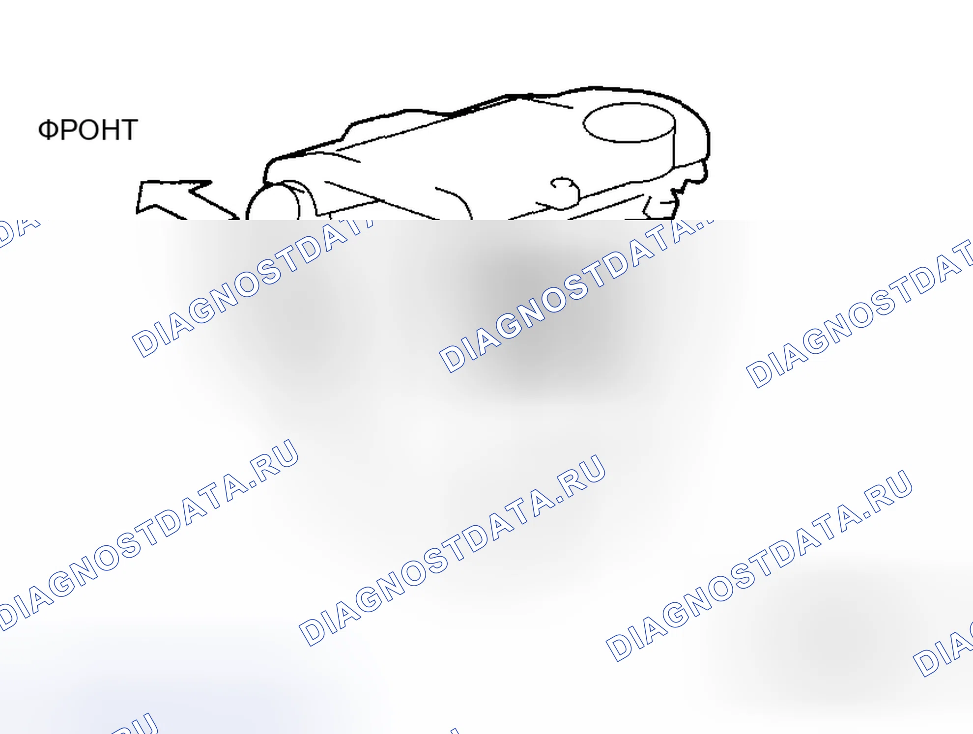 Рис. 53: Идентификационный номер двигателя. Mazda 5 I