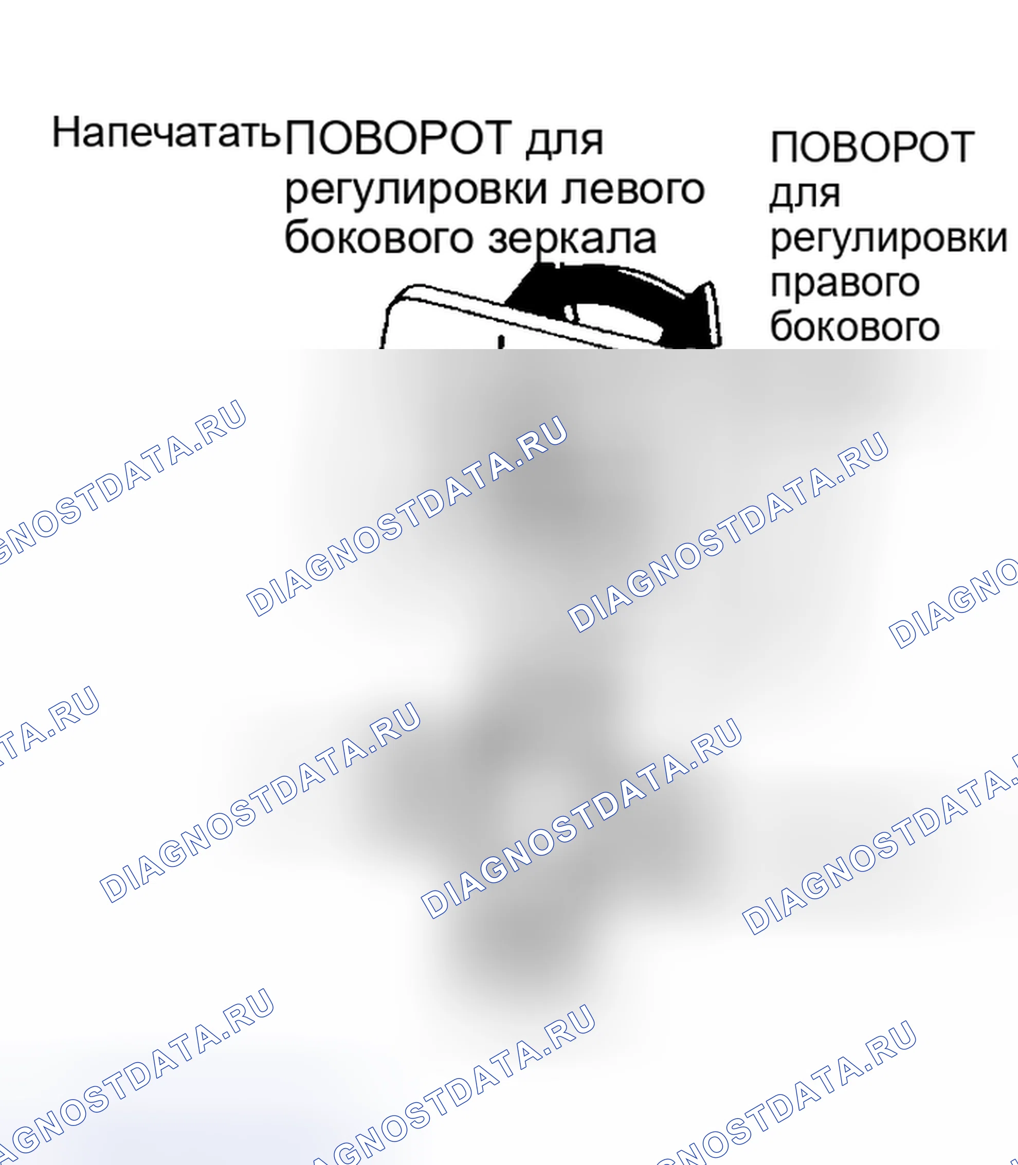 Рис. 7: СИЛОВОЕ ЗЕРКАЛО ТИПА В. Nissan Maxima J30
