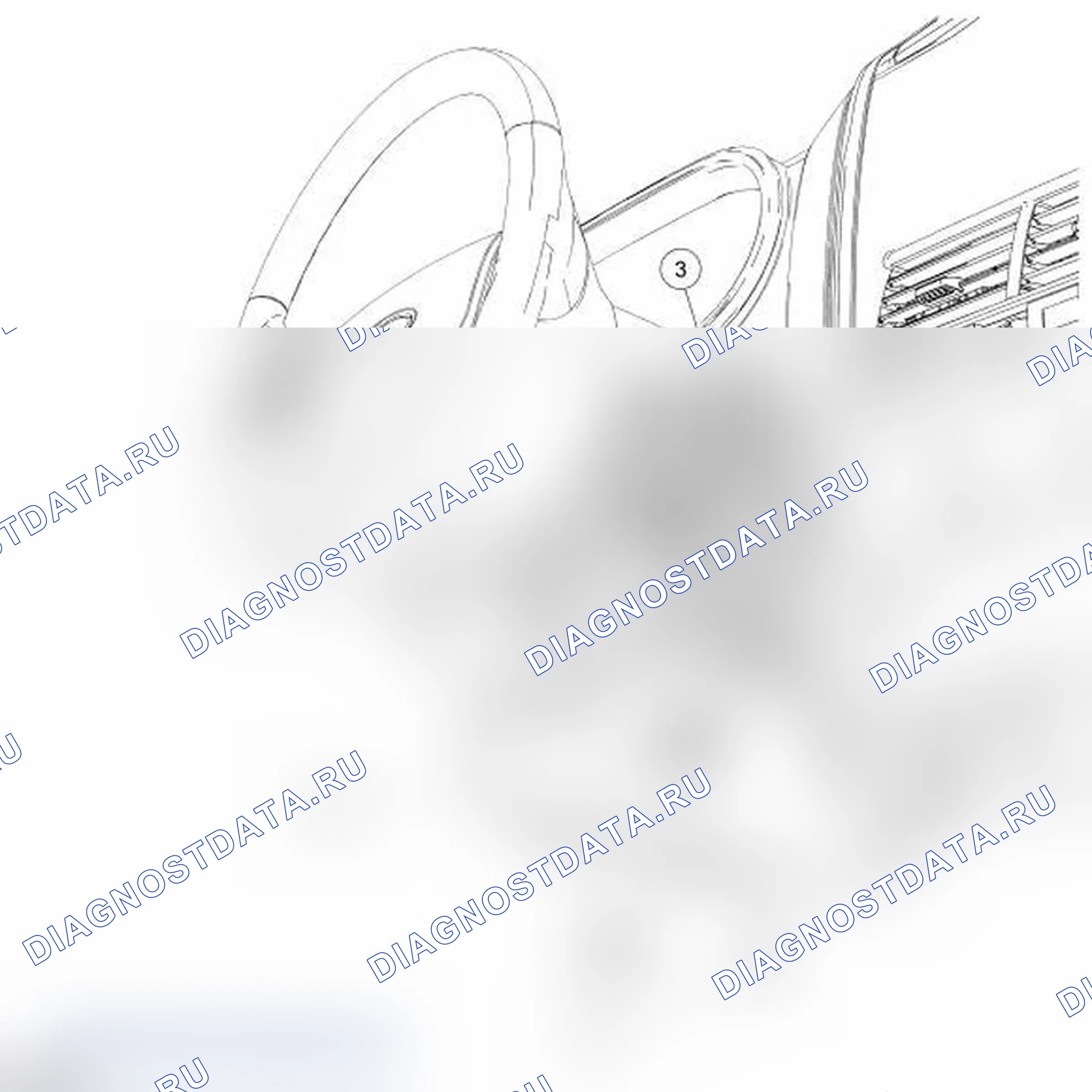 Рис. 49: Приемопередатчик пассивной противоугонной системы (PATS). Ford Explorer IV