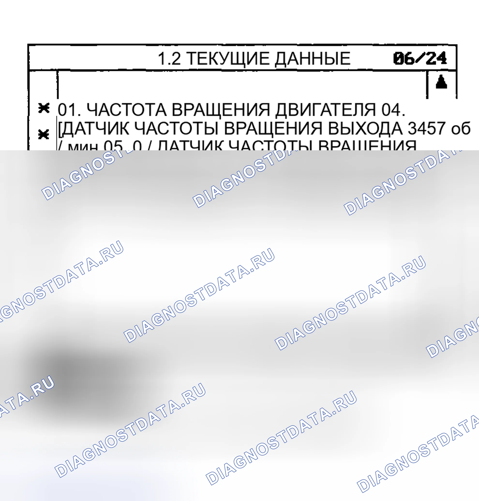 Рис. 366: МОНИТОРИНГ ДАННЫХ SCANTOOL. Haval Chitu I