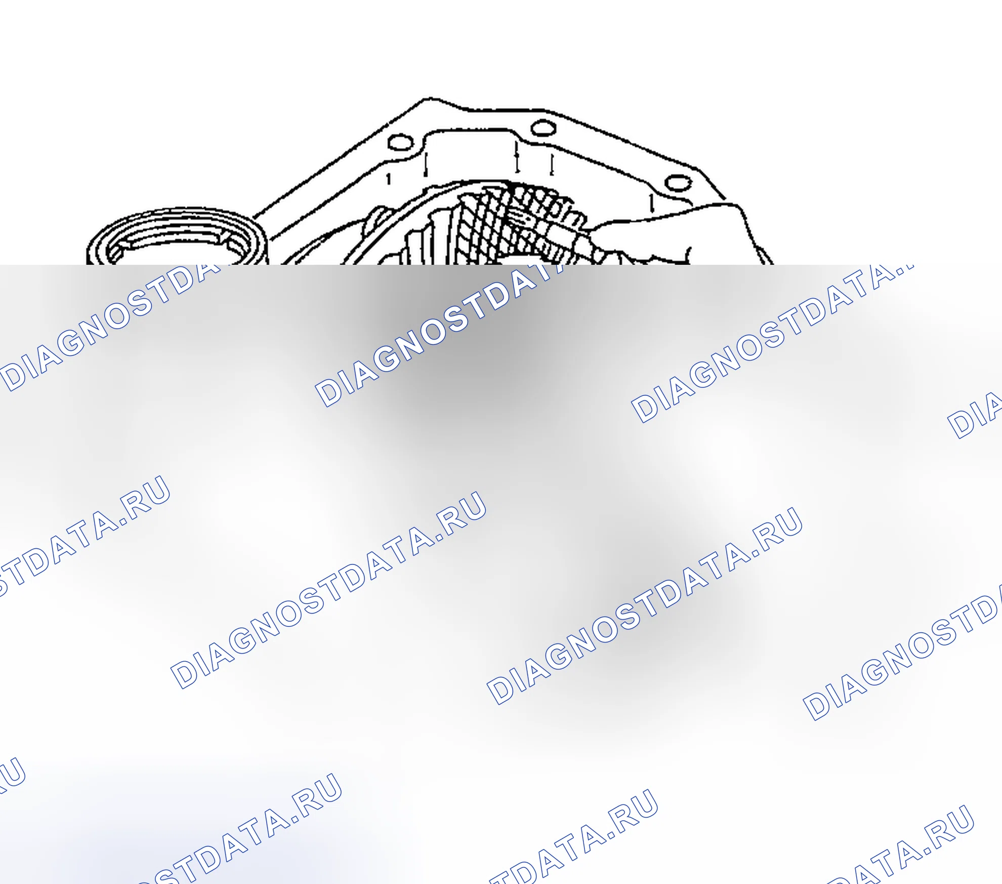 Рис. 75: Зубчатый контакт. Nissan 350Z I