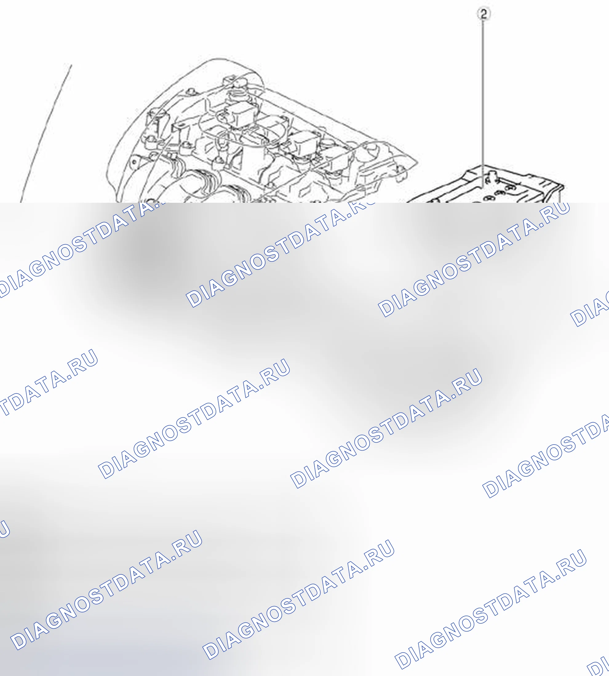 Рис. 57: Идентификация компонентов системы зарядки (SKYACTIV-G 2.0). Mazda 3 BL рестайлинг