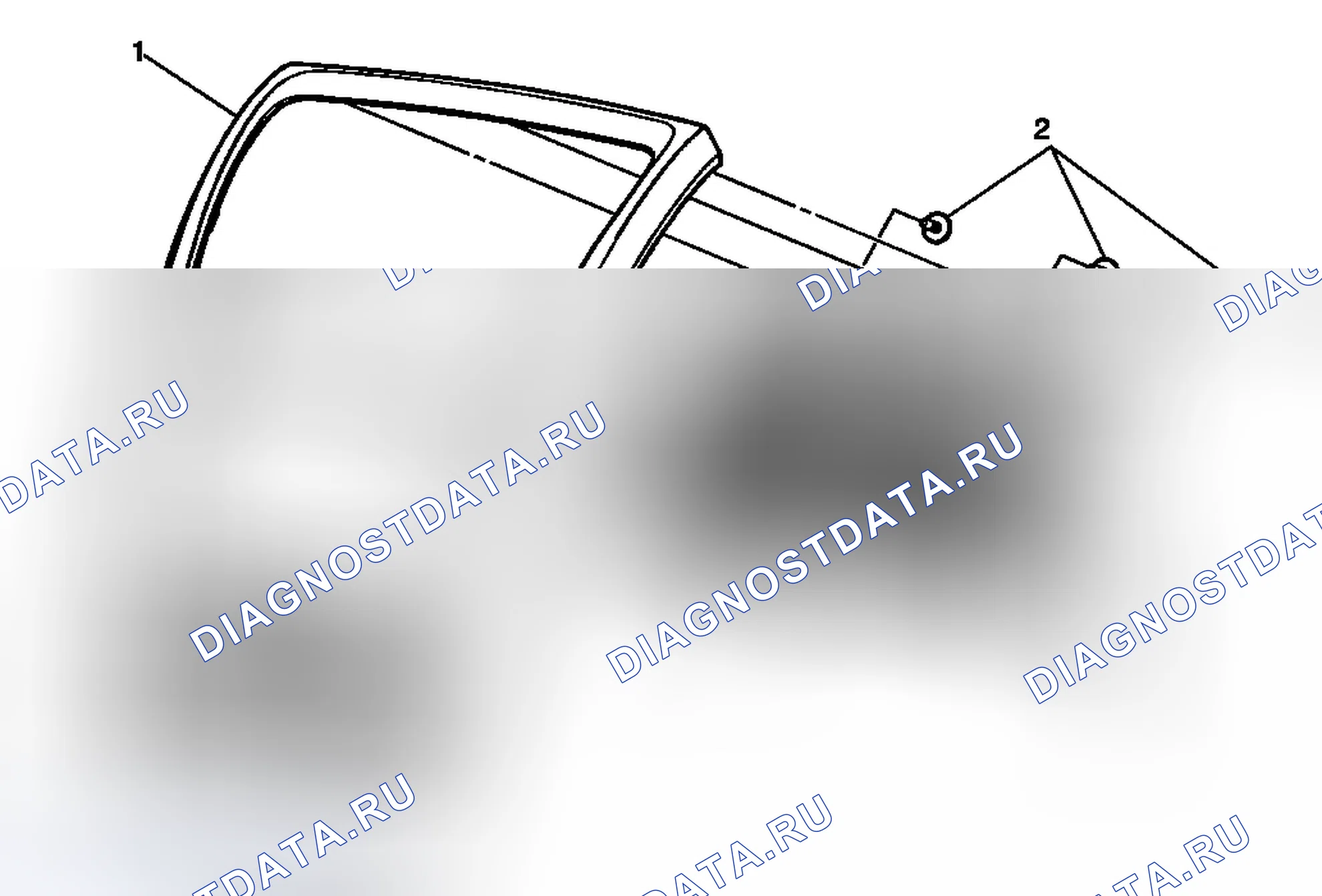 Рис. 26: Замена воздуховыпускного отверстия в центре приборной панели (Acadia). Chevrolet Traverse I
