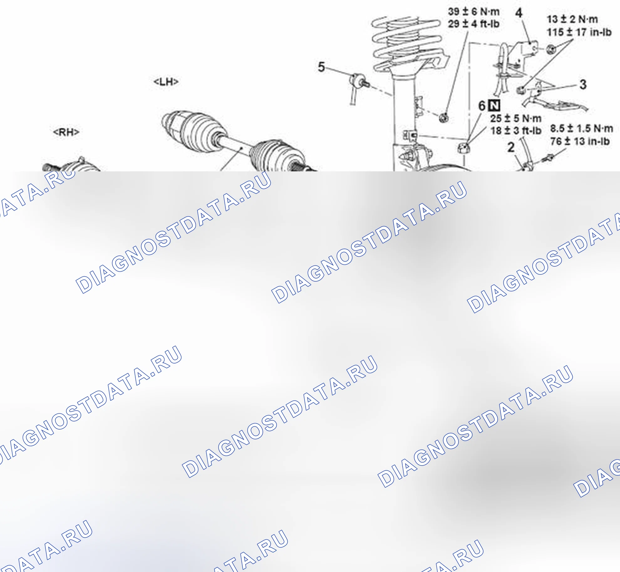 Рис. 175: AWD (тип A). Honda Domani MB