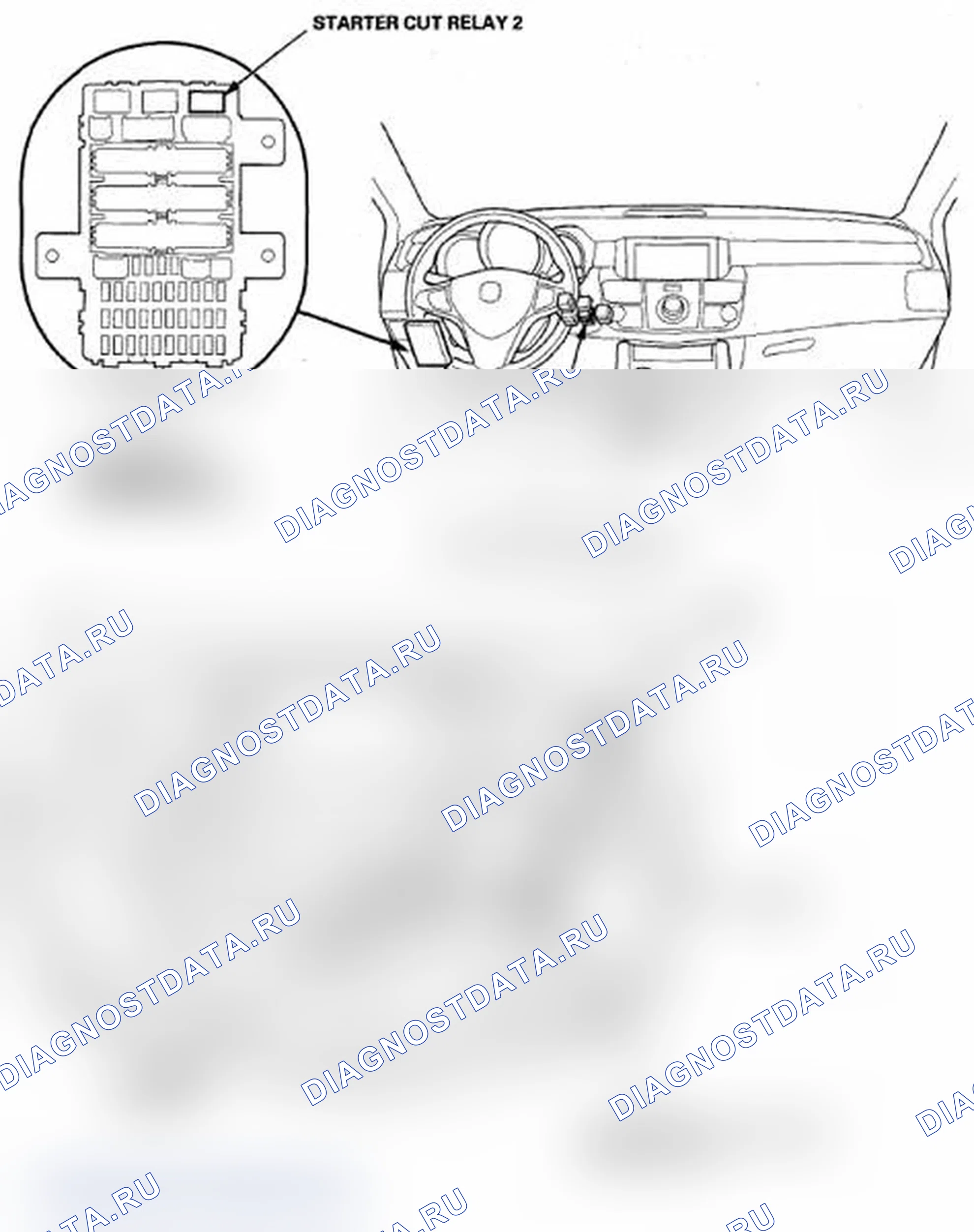 Рис. 1: Индекс расположения компонентов. Acura RDX I рестайлинг