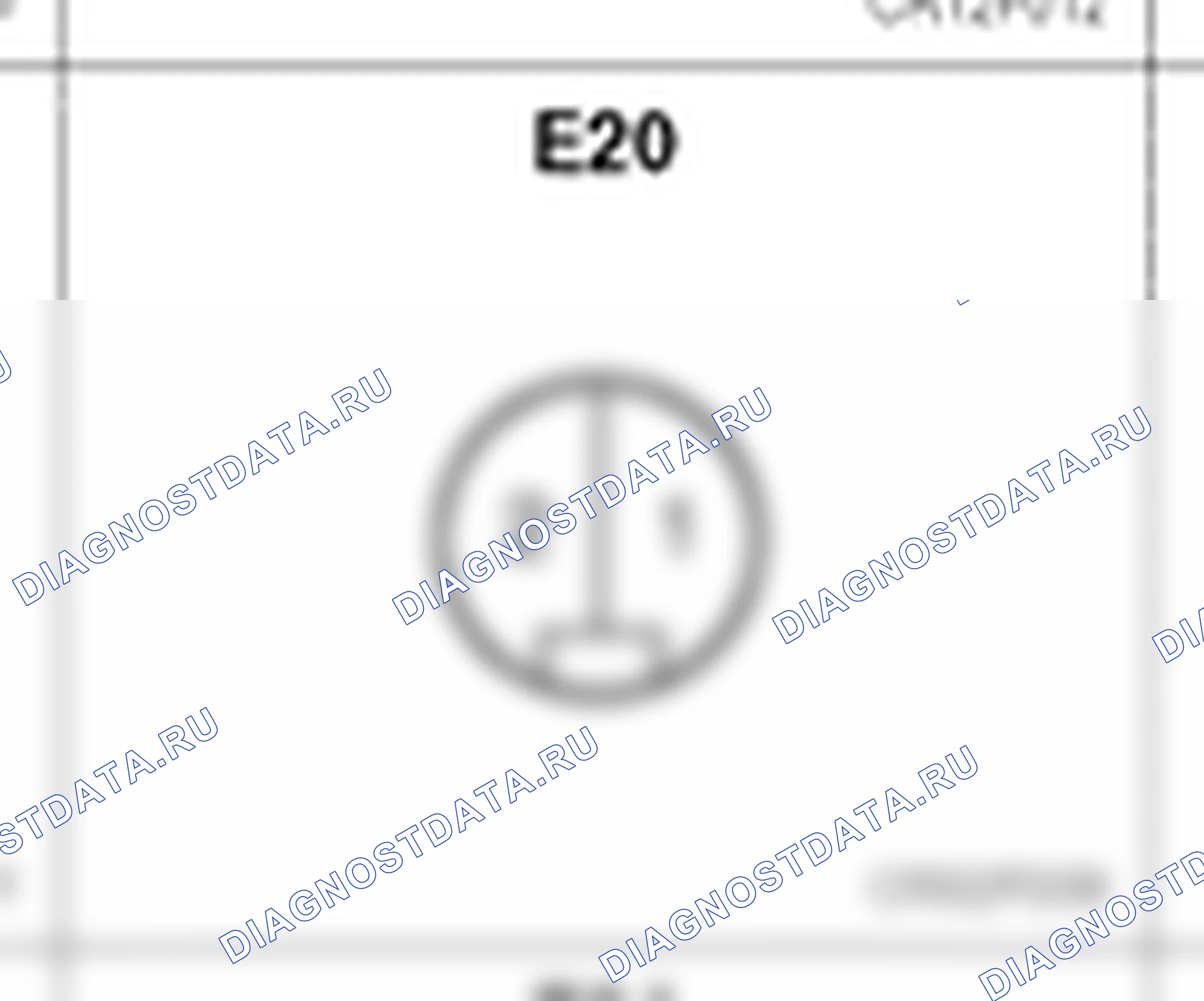 Распиновка разъёма E20 — body harness. Hyundai Galloper-2 M1