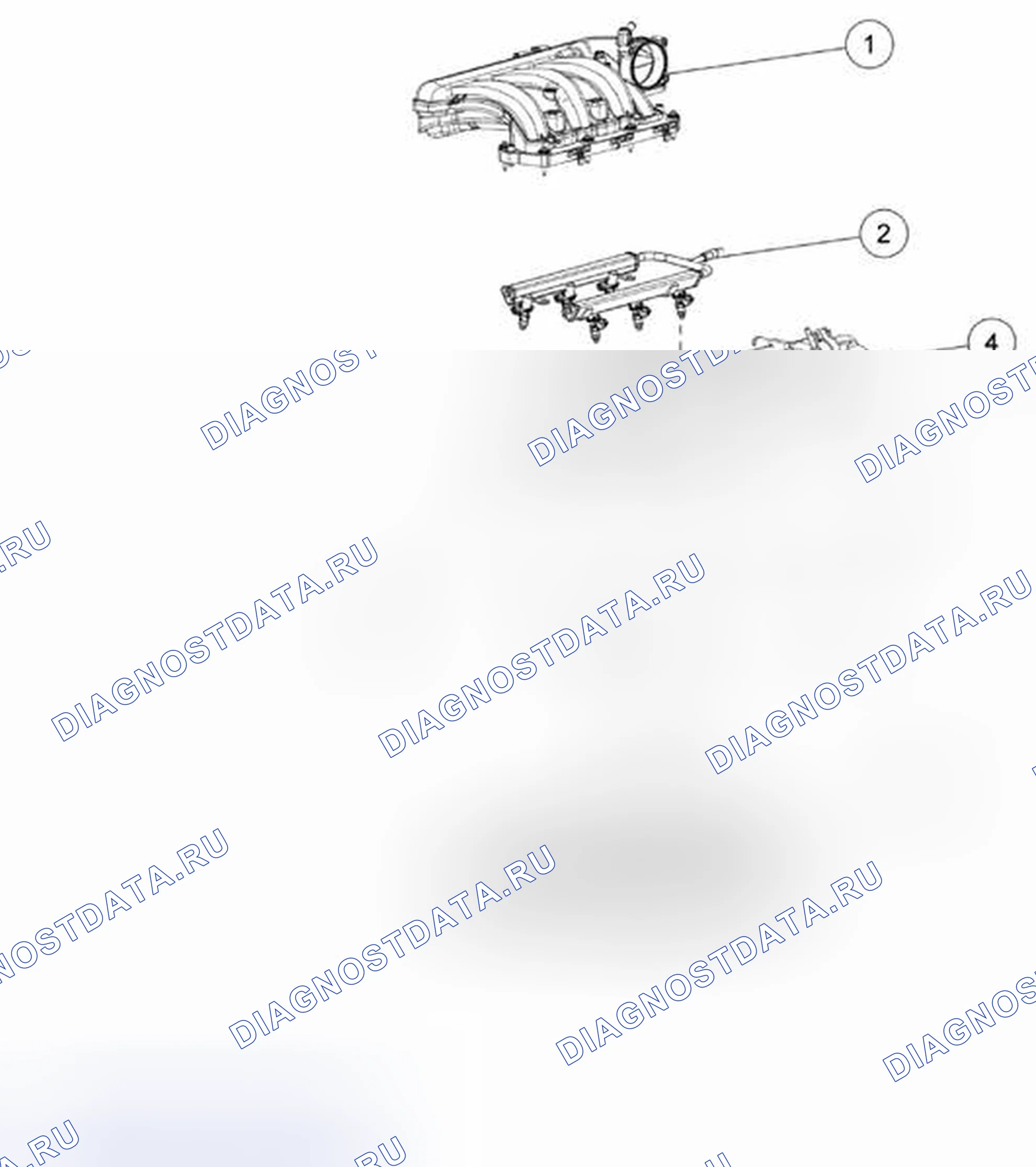 Рис. 275: Двигатель Верхний. Hyundai Kona I