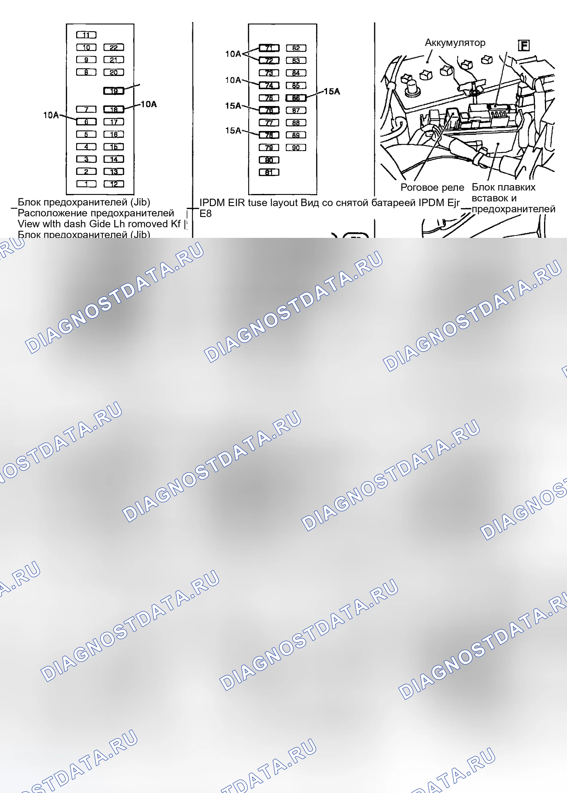 Рис. 468: РАСПОЛОЖЕНИЕ КОМПОНЕНТОВ И КАБЕЛЬНЫХ ЖГУТОВ. Infiniti G35 III