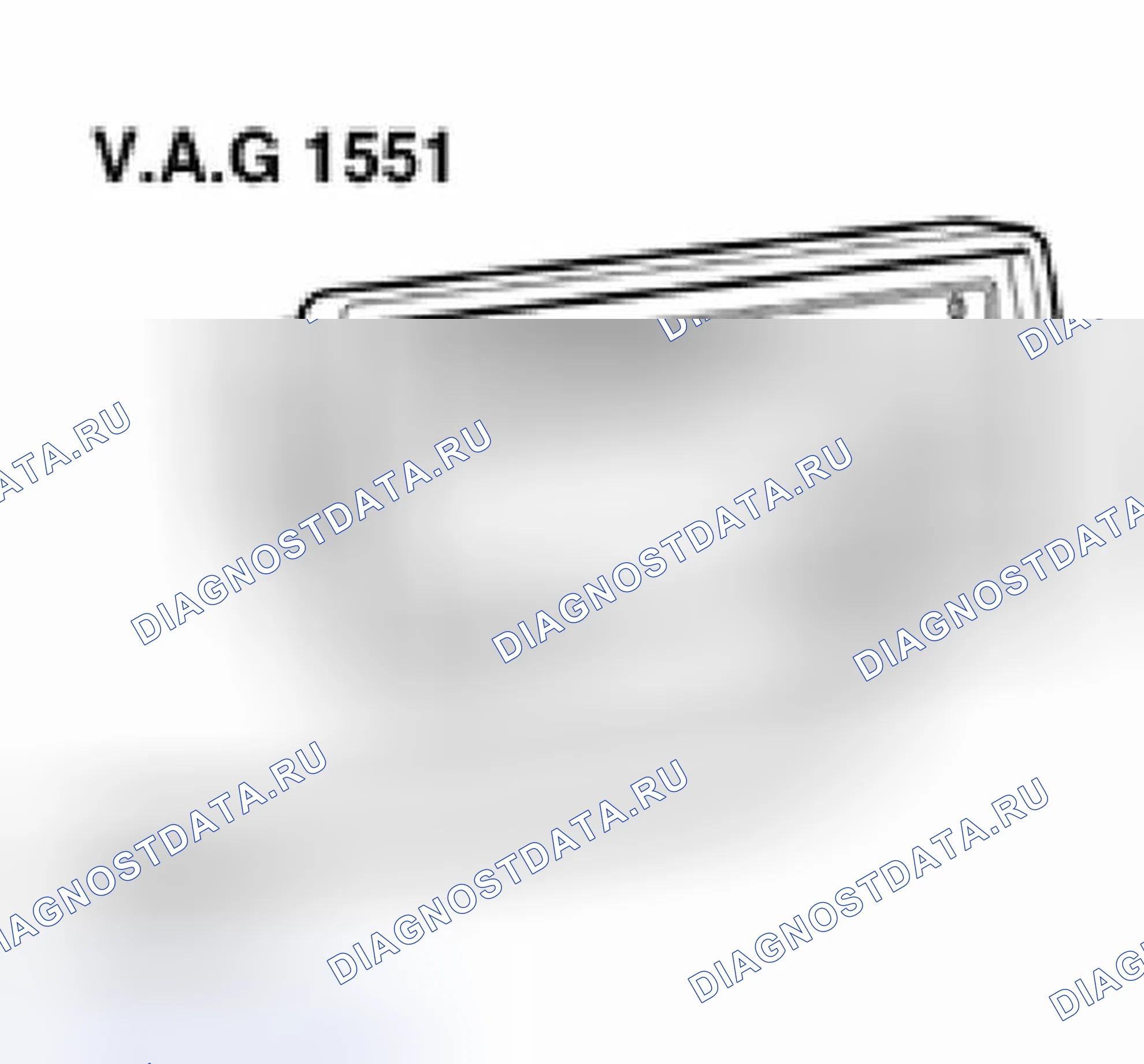 Рис. 80: Идентификация сканирующего устройства VAG 1551 / 1552. Volkswagen Jetta III