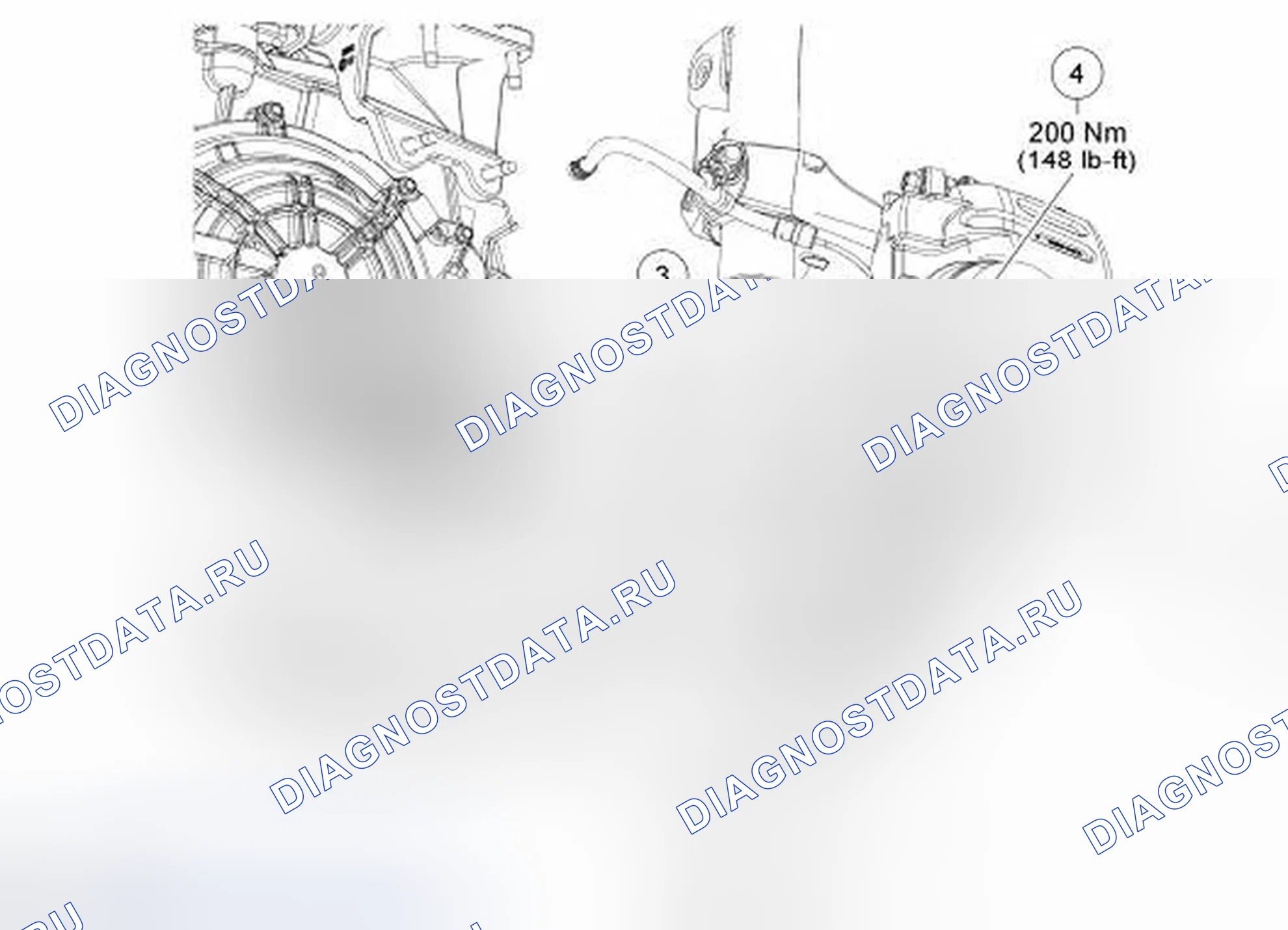 Рис. 15: Разнесенный вид. Ford Taurus VI
