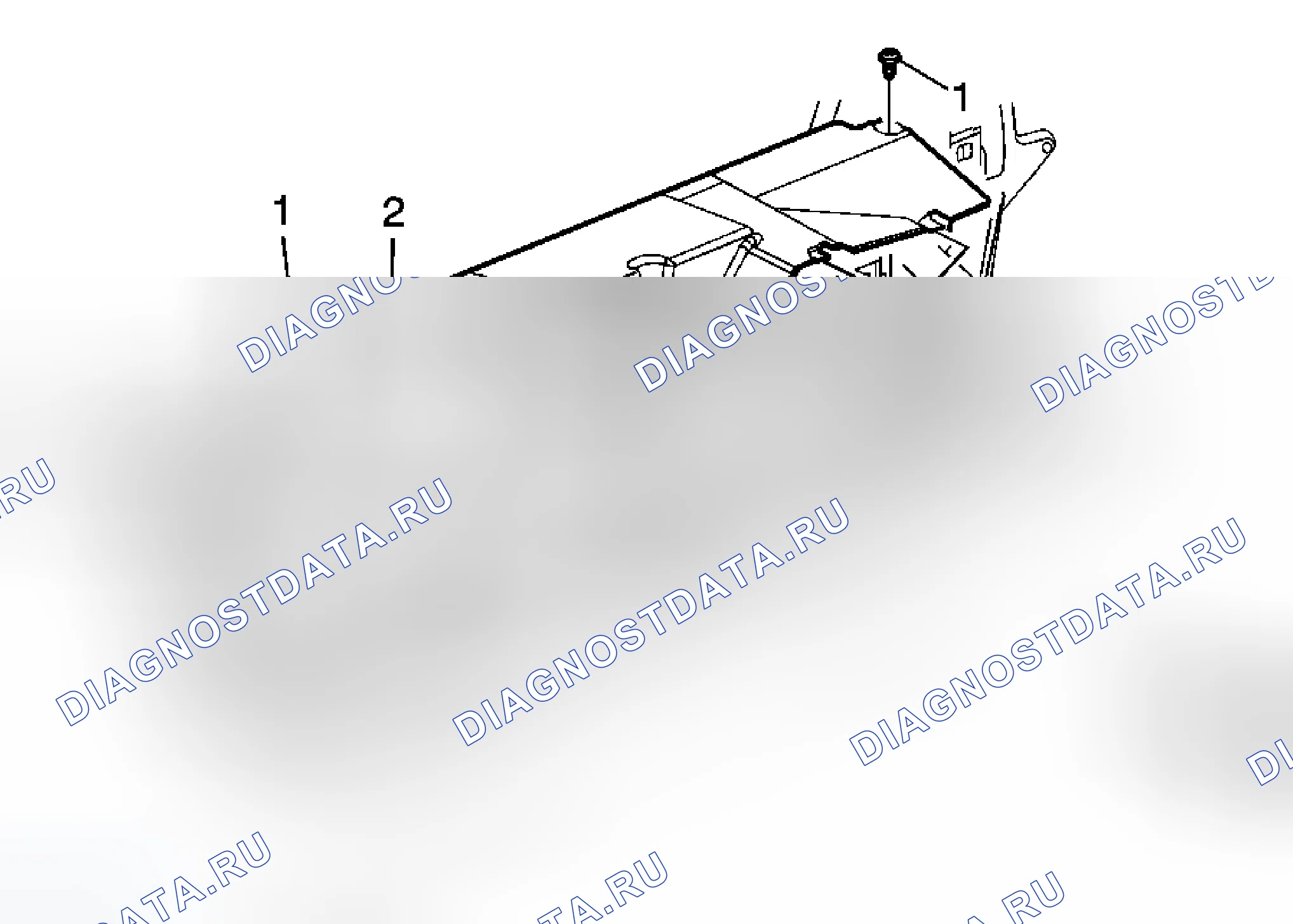 Рис. 5: Замена верхней перегородки и дефлектора радиатора. Chevrolet Impala IX