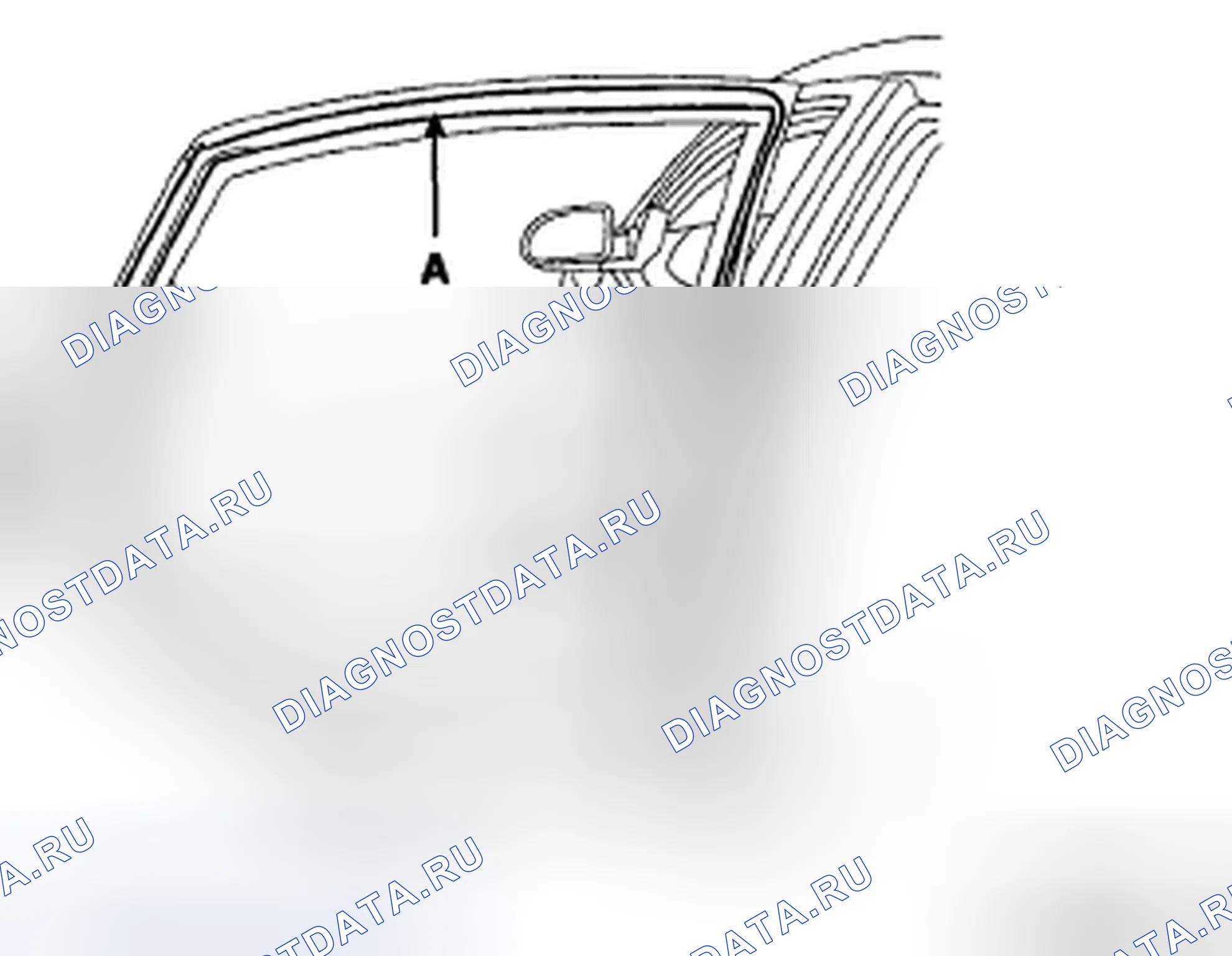 Рис. 55: ЗАМЕНА ПОГОДОЗАЩИТЫ ДВЕРЦЫ. Hyundai Elantra IV